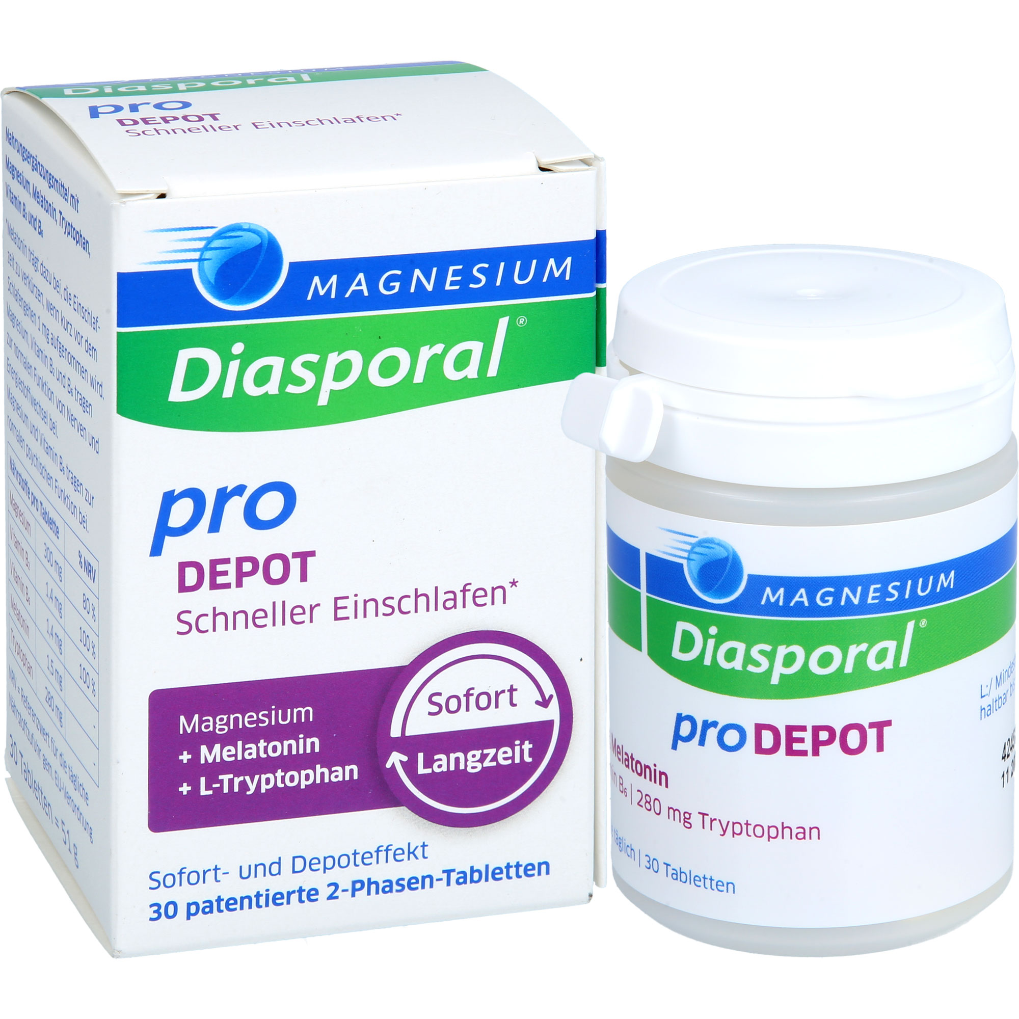 MAGNESIUM DIASPORAL pro DEPOT Schneller Einschlaf.