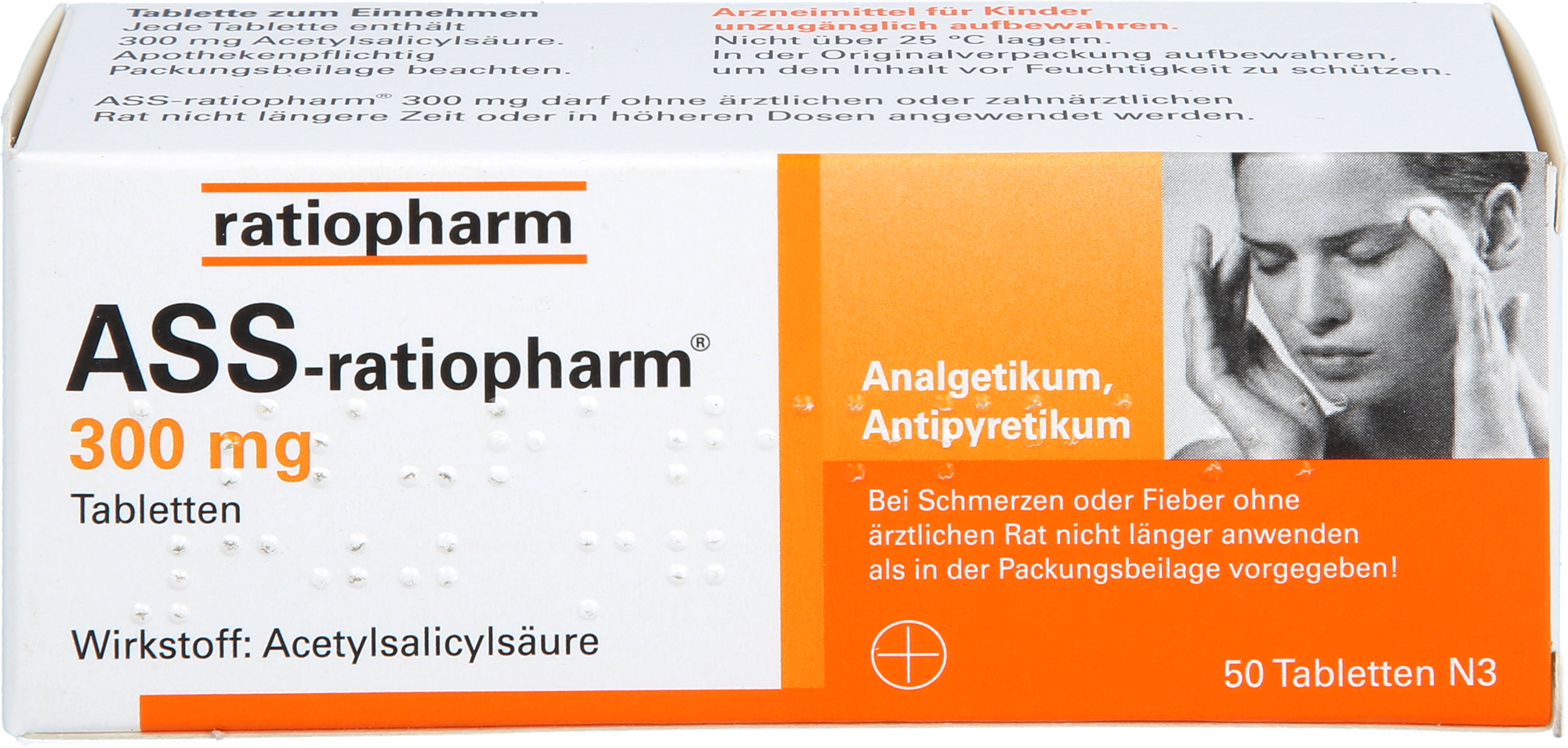 ASS-ratiopharm 300 mg Tabletten 50 St