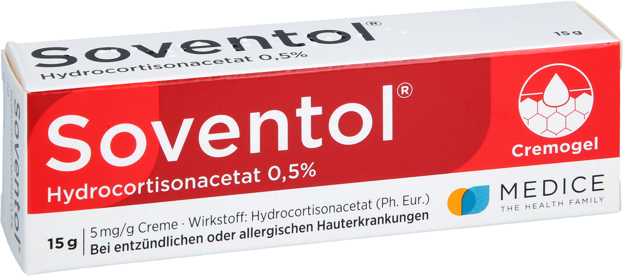SOVENTOL Hydrocortisonacetat 0,5% Creme 15 g