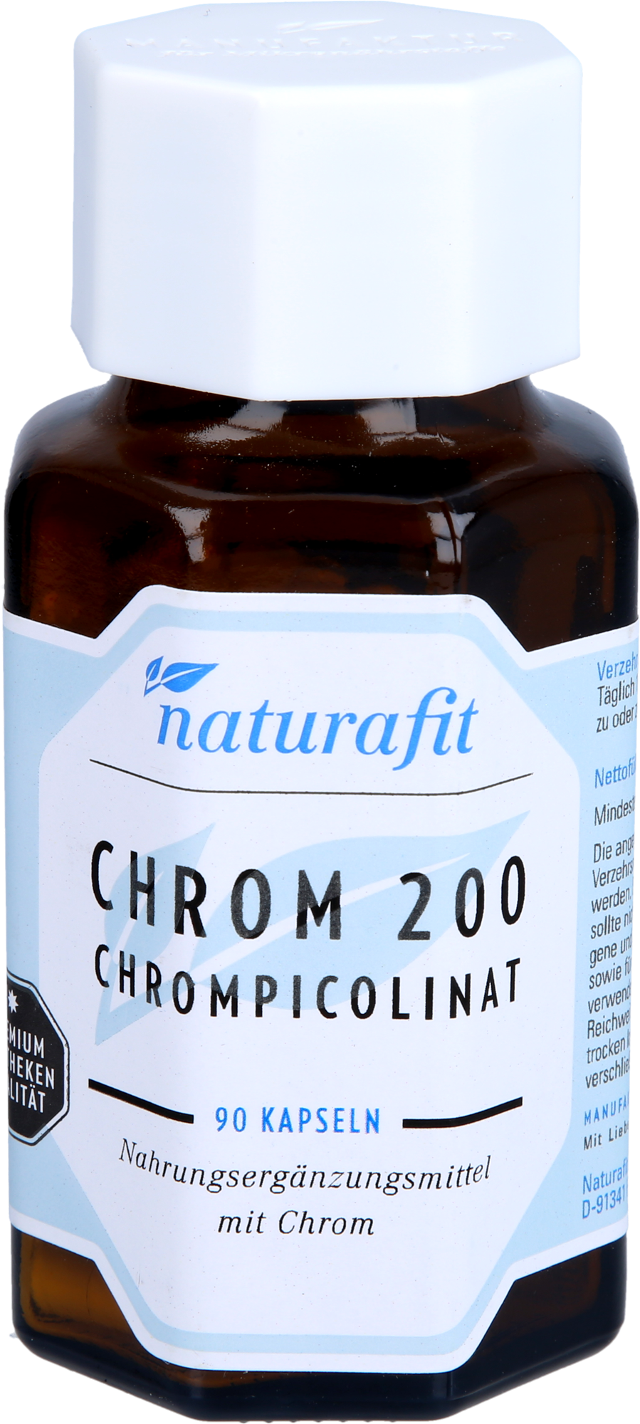NATURAFIT Chrom 200 Chrompicolinat Kapseln