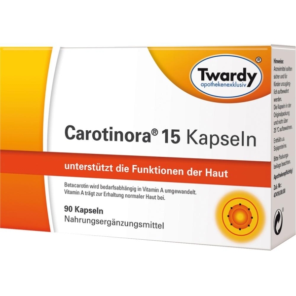 CAROTINORA 15 Kapseln