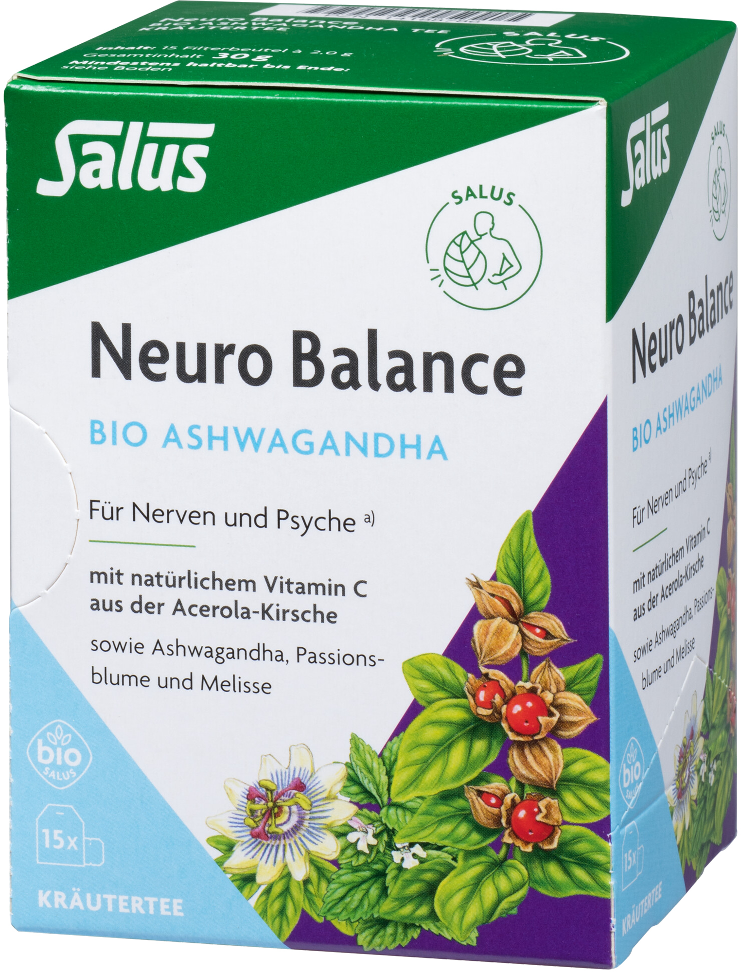 NEURO BALANCE Bio Ashwagandha Tee Salus Filterbtl.