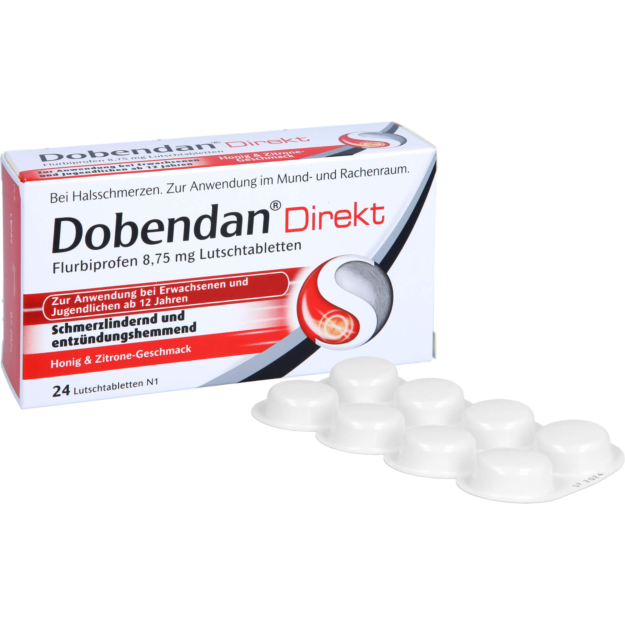 DOBENDAN Direkt Flurbiprofen 8,75 mg Lutschtabl. 24 St