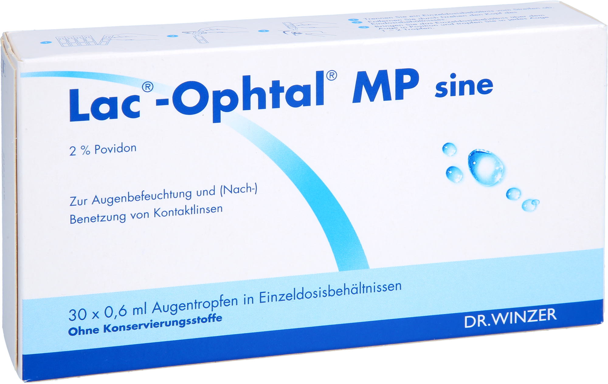 LAC OPHTAL MP sine Augentropfen 30X0.6 ml