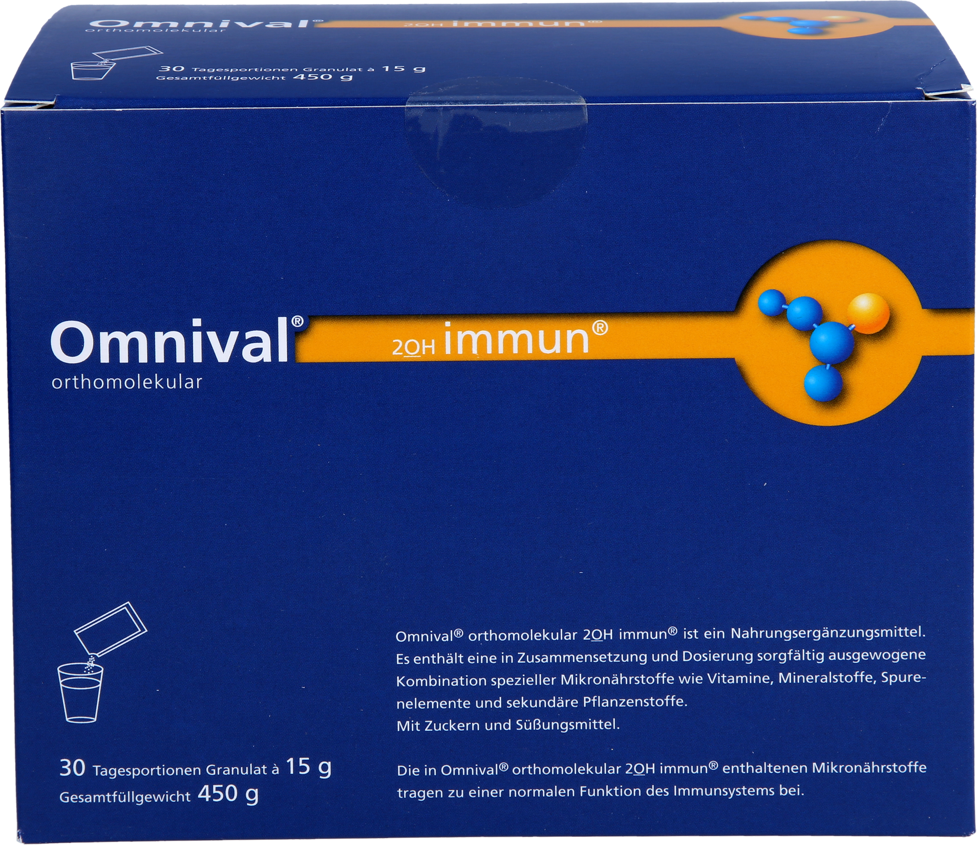 OMNIVAL orthomolekul.2OH immun 30 TP Granulat