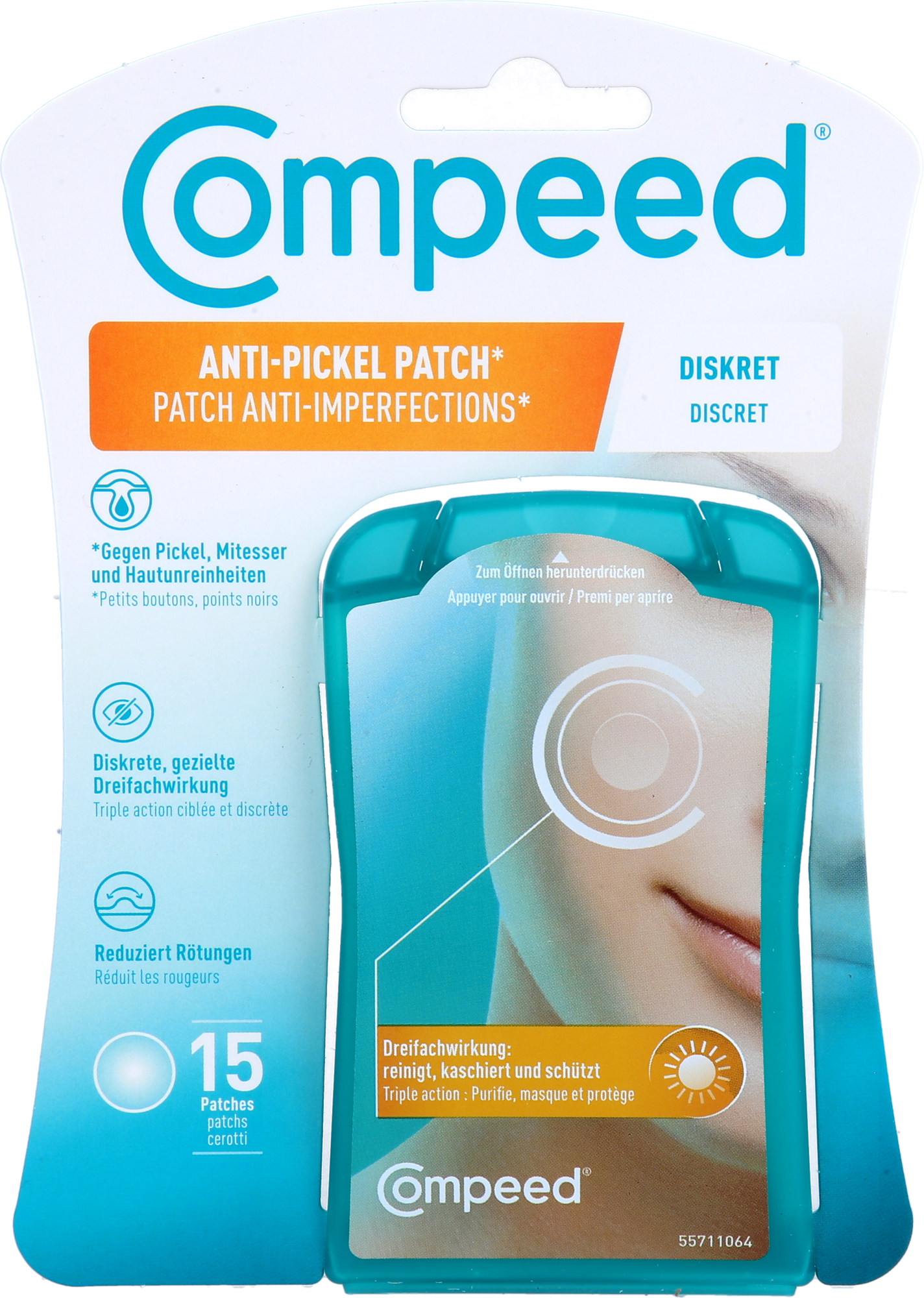 COMPEED Anti-Pickel Patch diskret