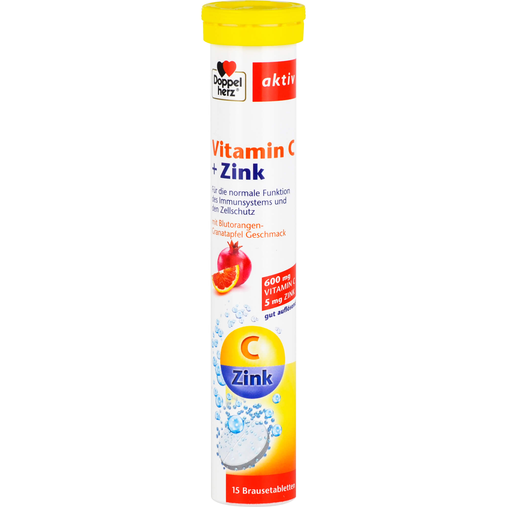 DOPPELHERZ Vitamin C+Zink Brausetabletten