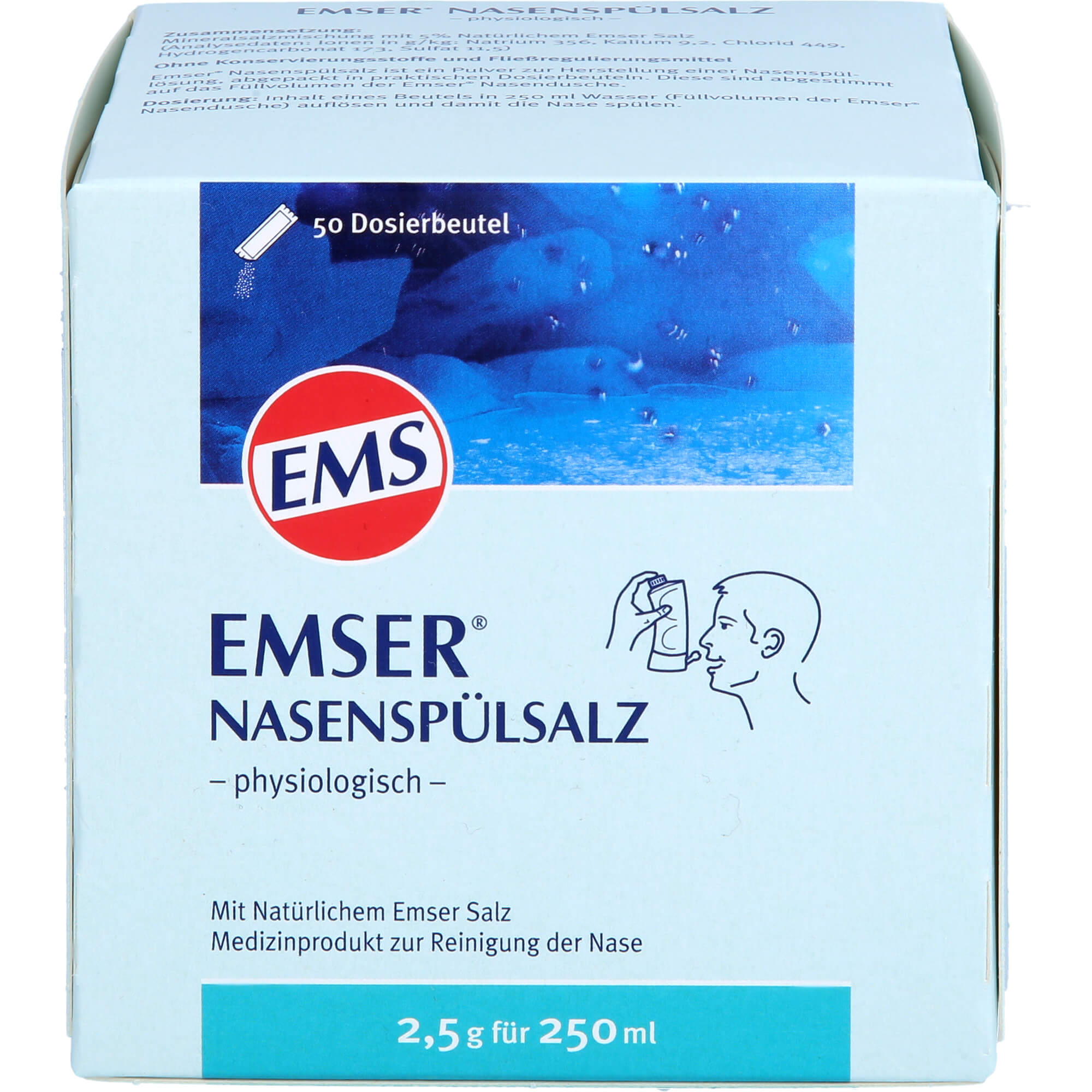 EMSER Nasenspülsalz physiologisch Btl. 50 St