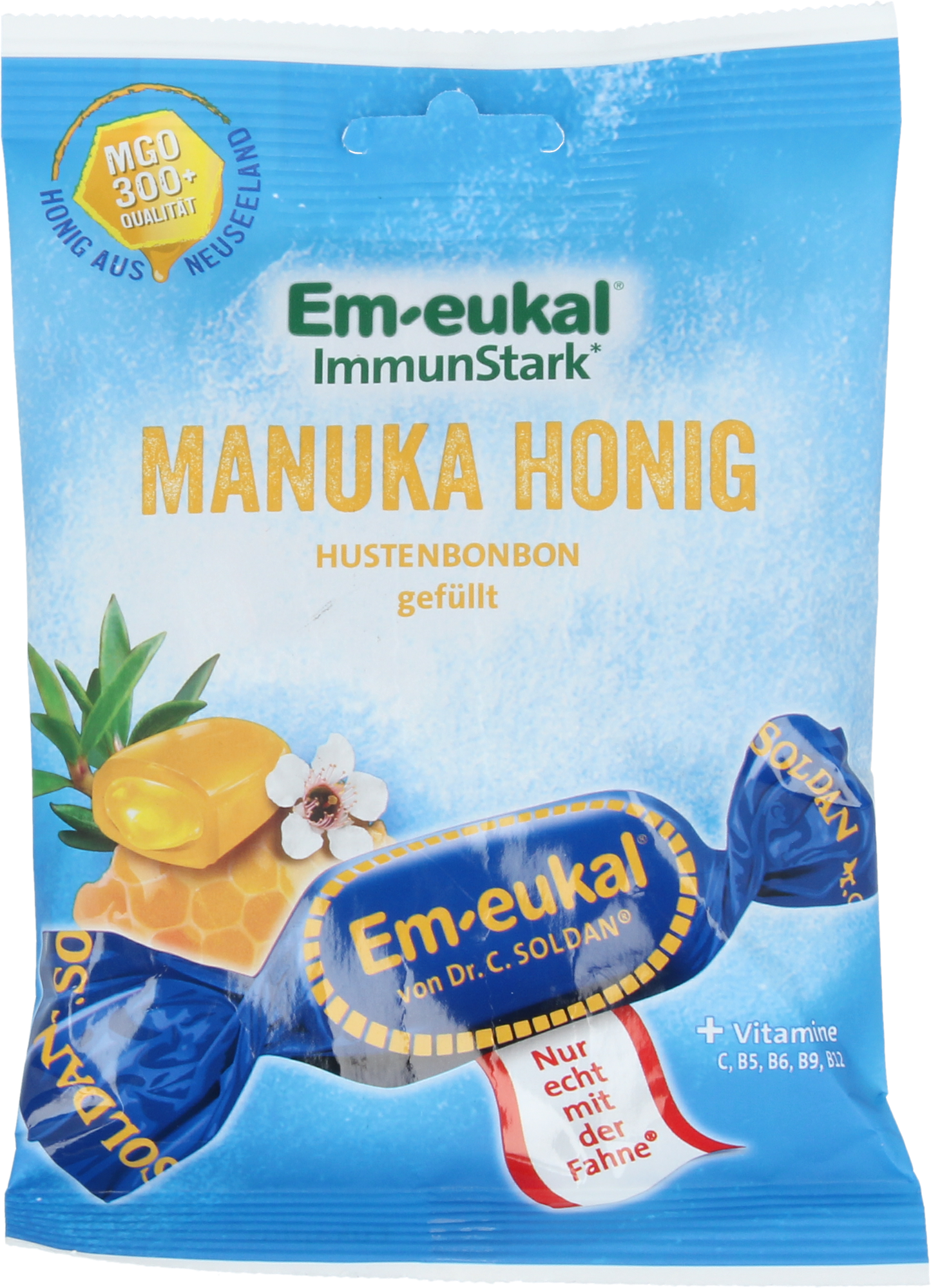 EM-EUKAL Bonbons Manuka-Honig gefüllt zuckerhaltig