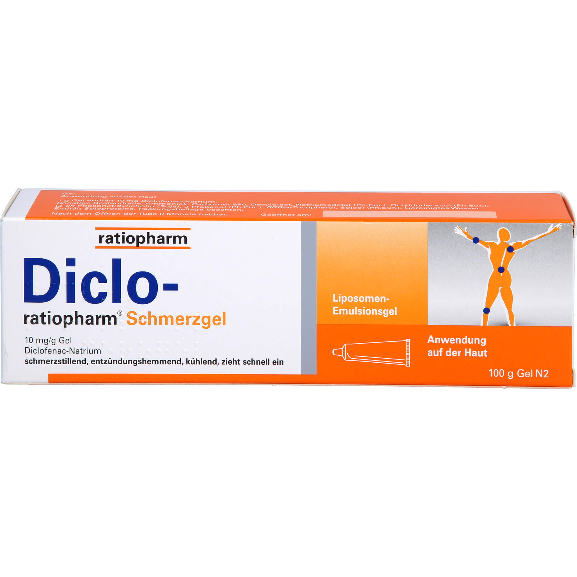 DICLO-RATIOPHARM Schmerzgel 100 g