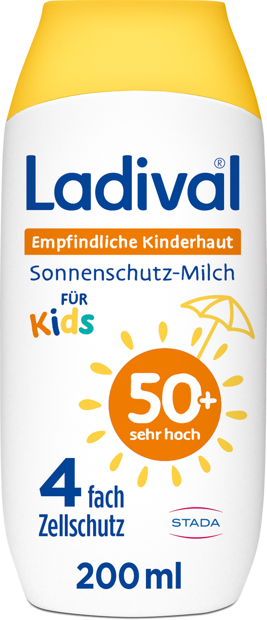 LADIVAL empfindliche Kinderhaut Milch LSF 50+
