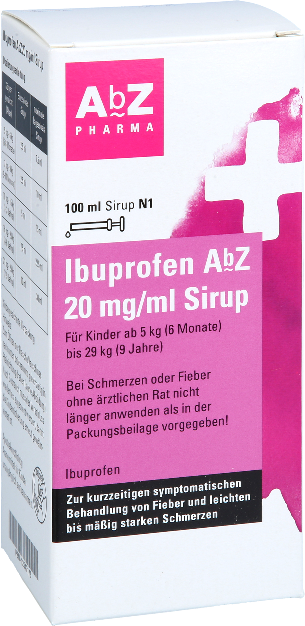 IBUPROFEN AbZ 20 mg/ml Sirup