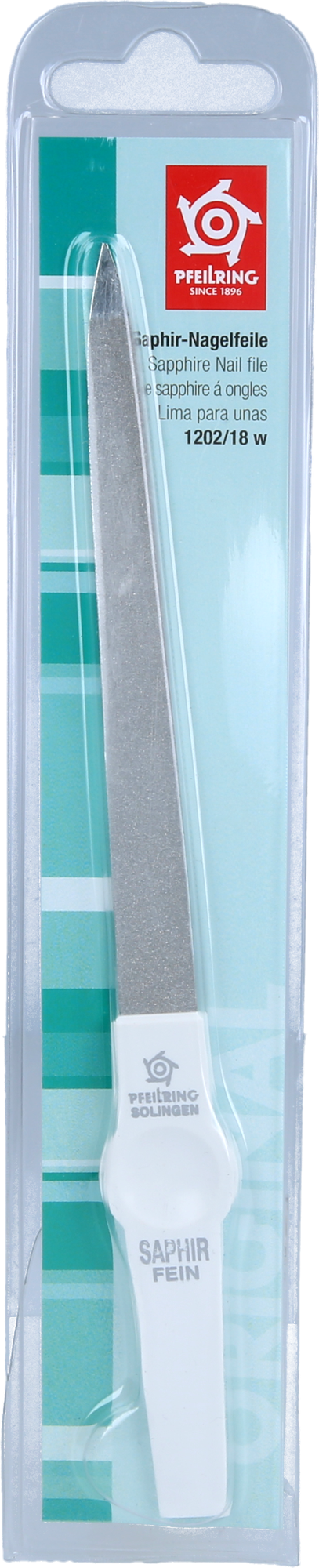 SAPHIR NAGELFEILE weiß 1202/18