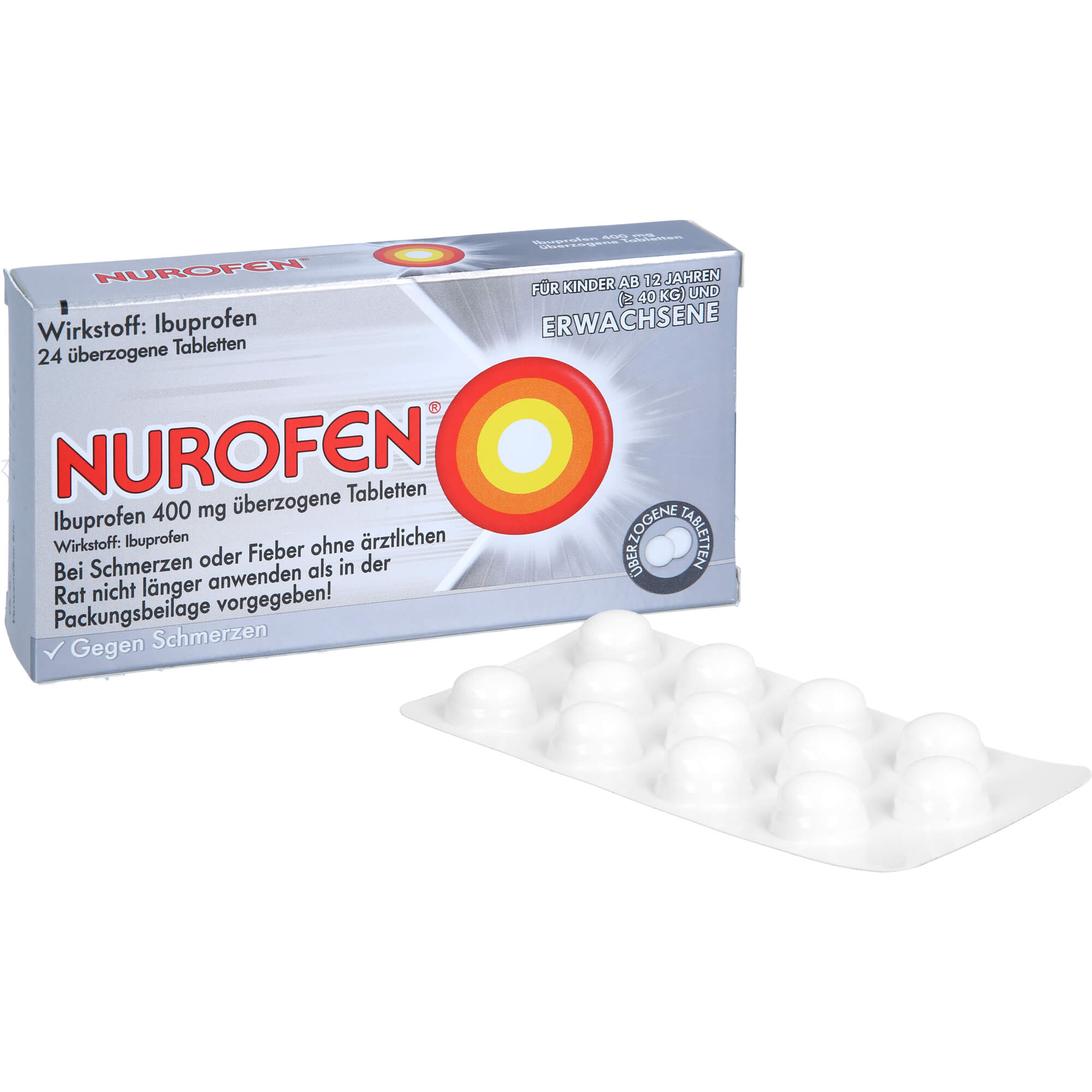 NUROFEN Ibuprofen 400 mg überzogene Tabletten