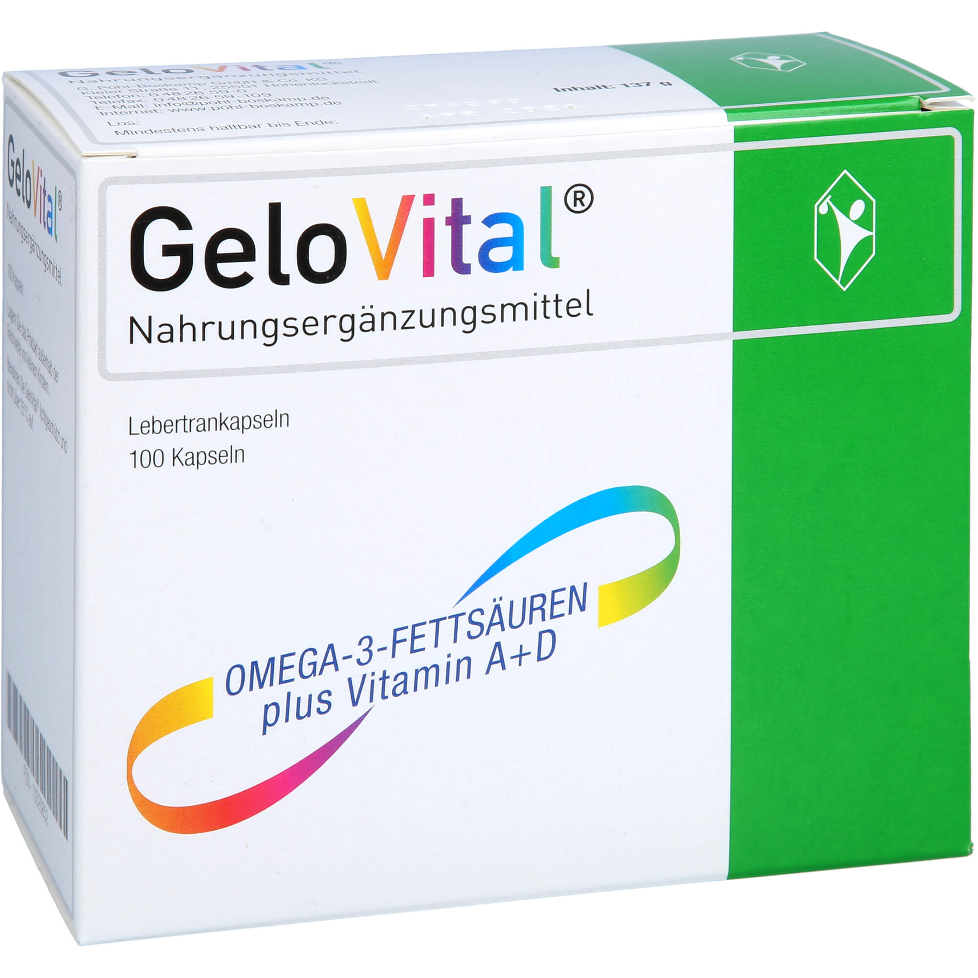 GELOVITAL Nahrungsergänzungsmittel Lebertran Kaps.