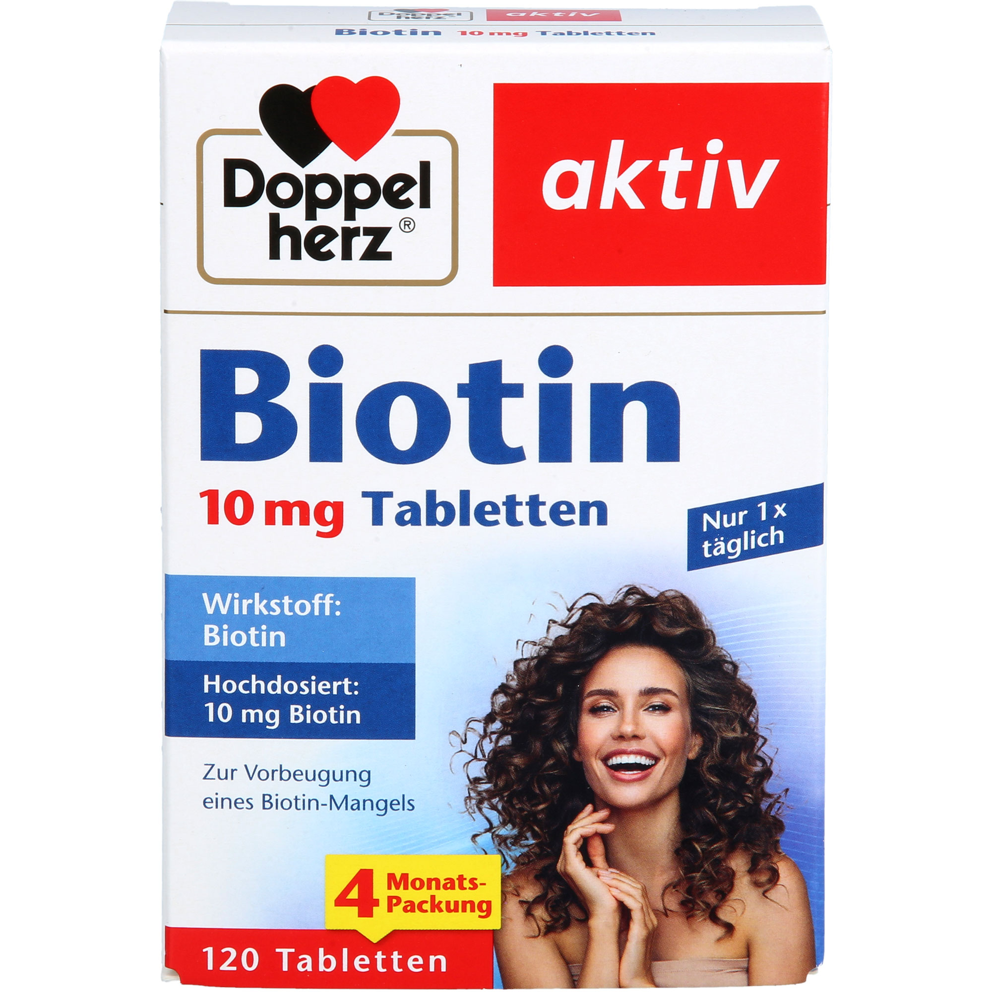 DOPPELHERZ Biotin 10 mg Tabletten 120 St