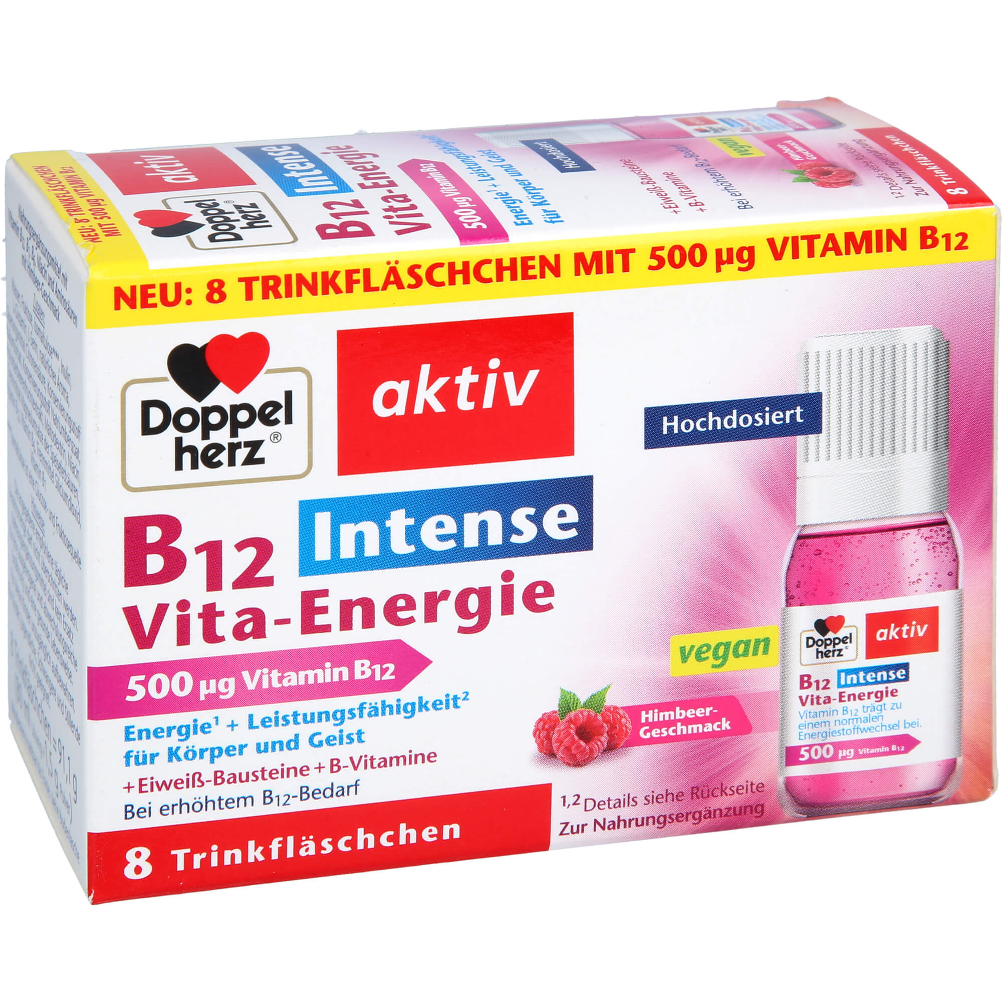 DOPPELHERZ B12 Intense Vita-Energie Trinkfl. 8 St