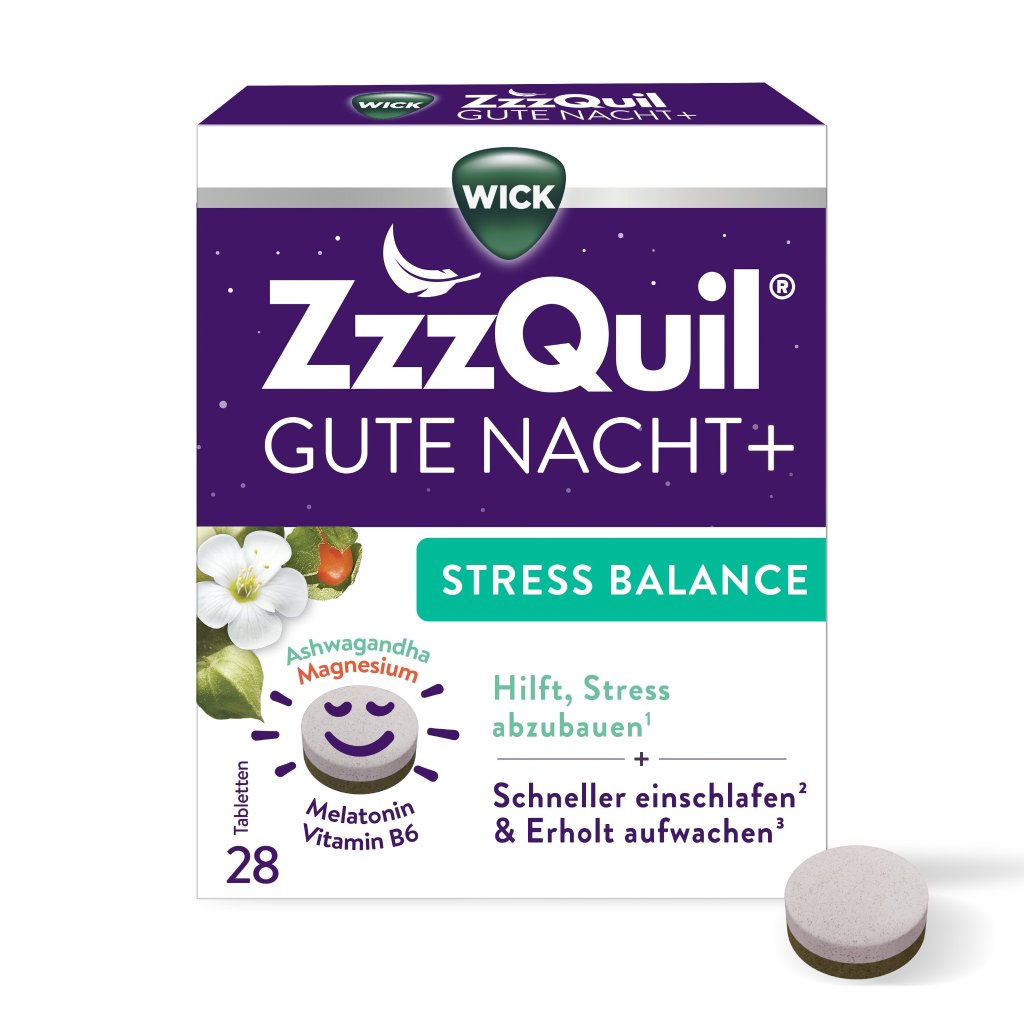 WICK ZzzQuil Gute Nacht+ Stress Balance