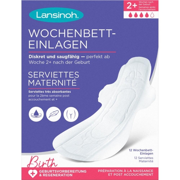 LANSINOH Wochenbett-Einlagen 2+ Wochen nach Geburt