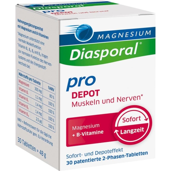 MAGNESIUM DIASPORAL pro B-Vit.DEPOT Musk.+Nerv.Tab