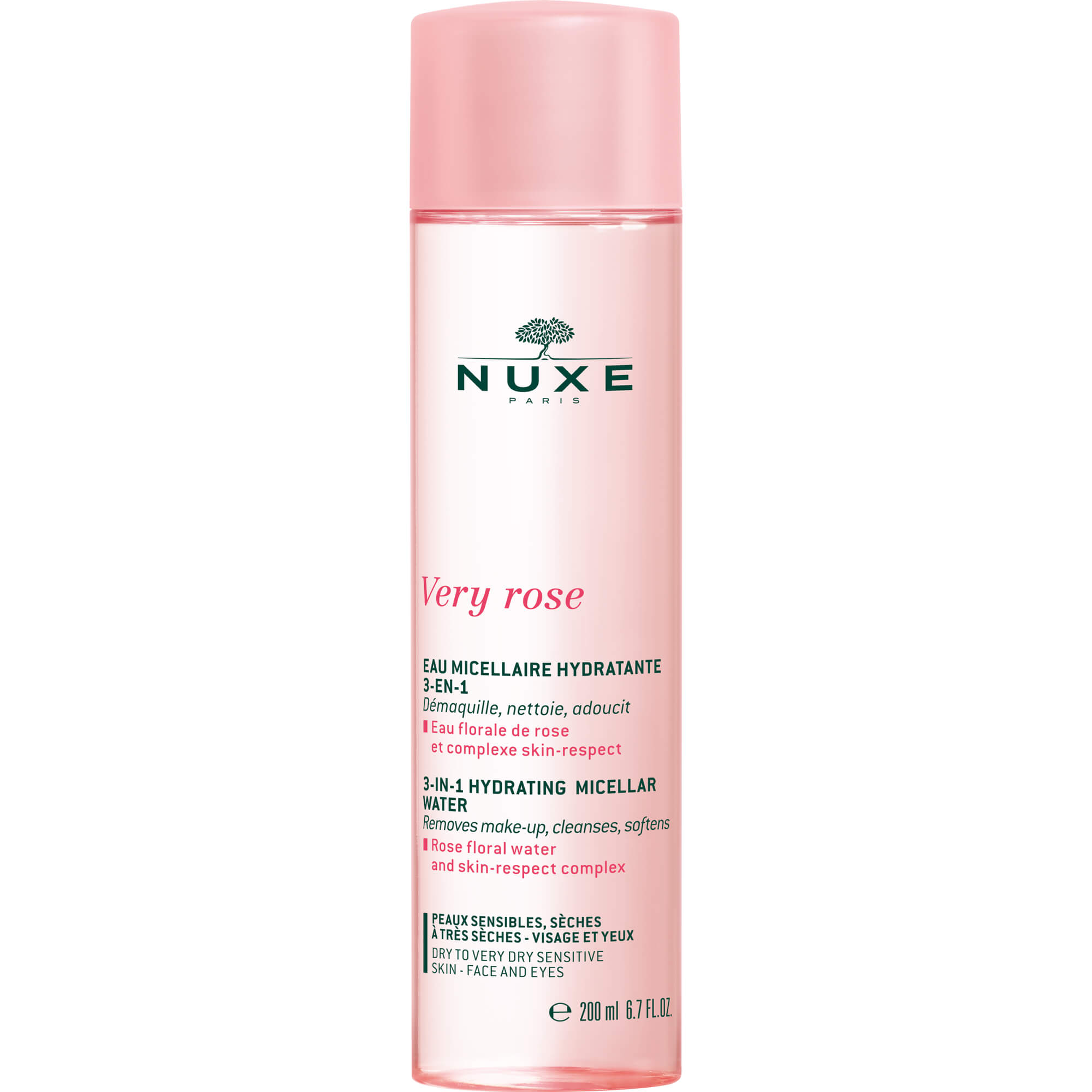 NUXE Very Rose Mizellen-Reinigungswasser tro.Haut