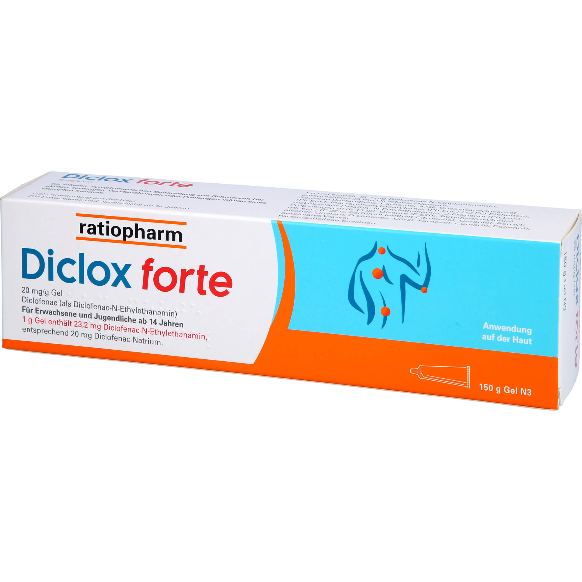 DICLOX forte 20 mg/g Gel 150 g