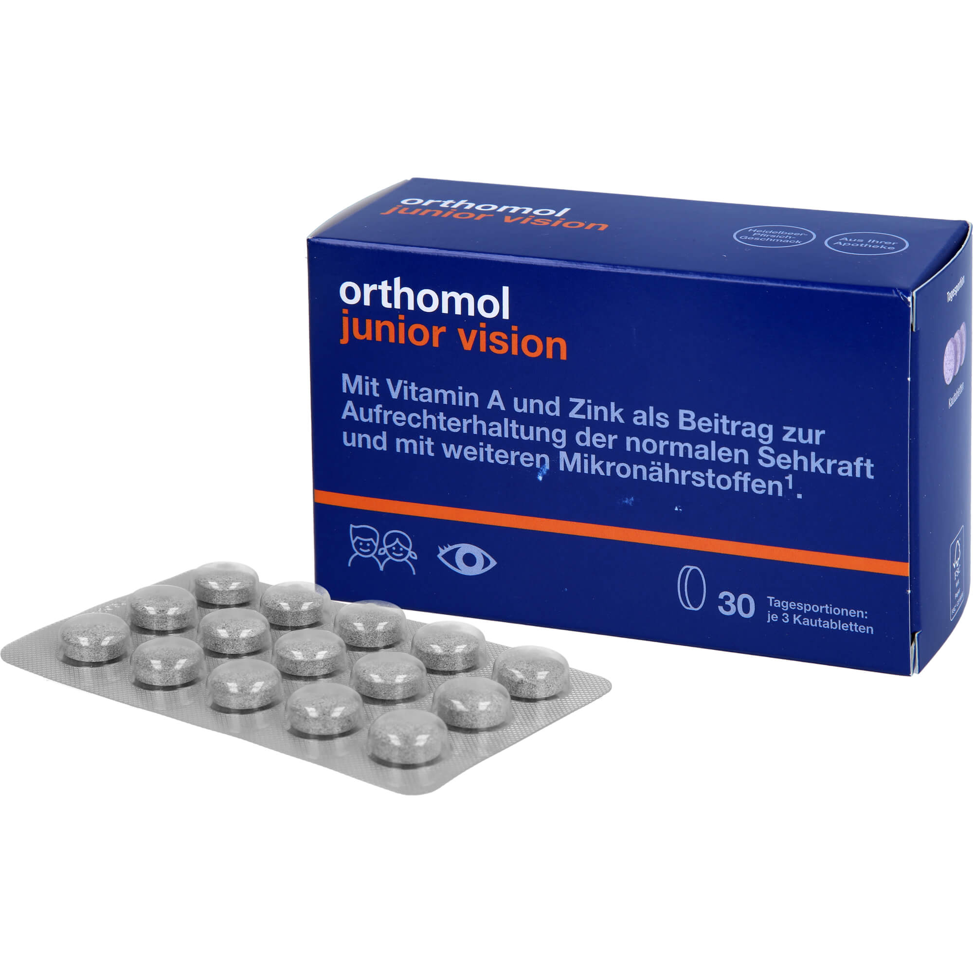 ORTHOMOL Junior vision Kautabletten