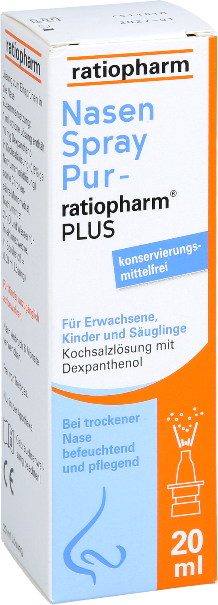 NASENSPRAY PUR-ratiopharm PLUS