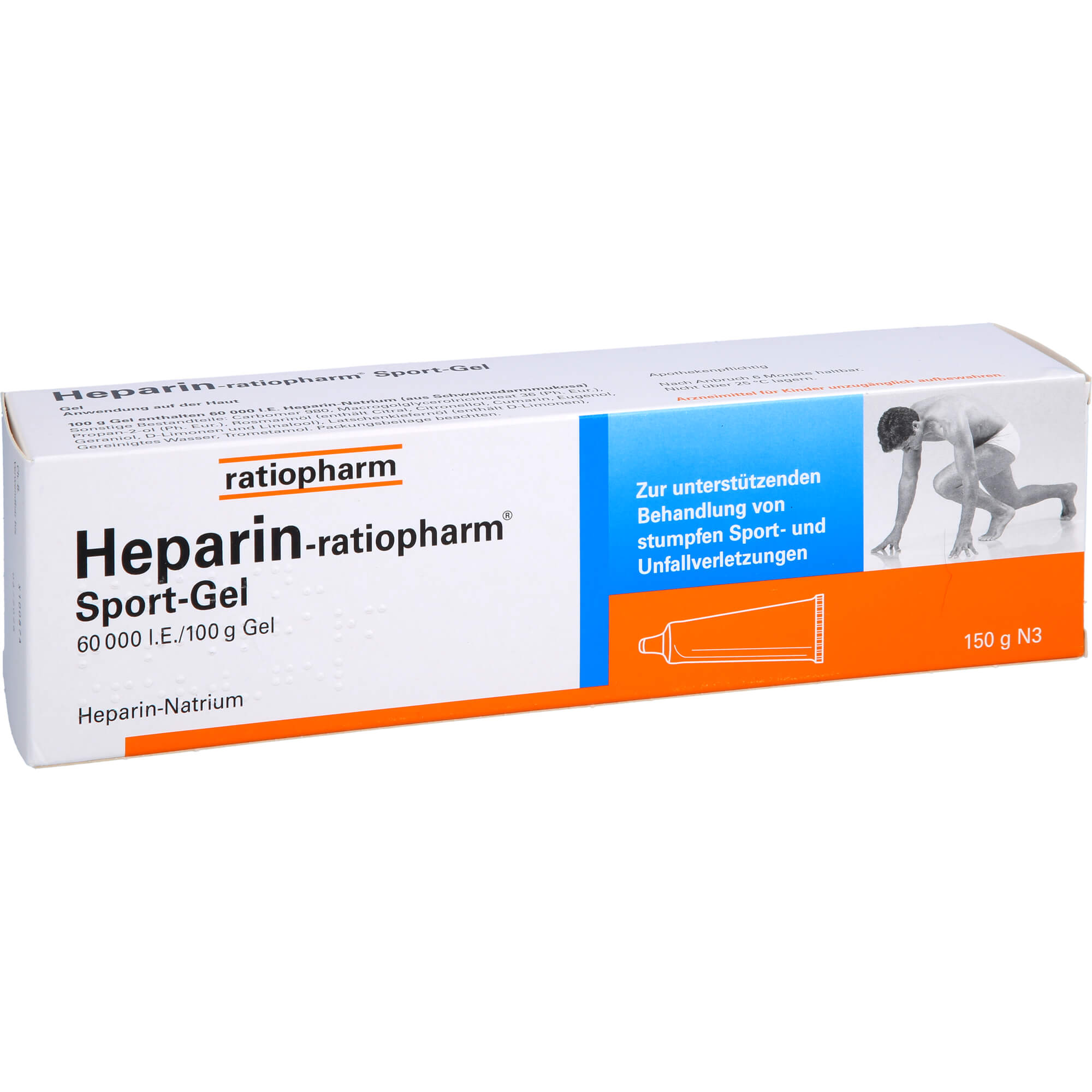 HEPARIN-RATIOPHARM Sport Gel 150 g