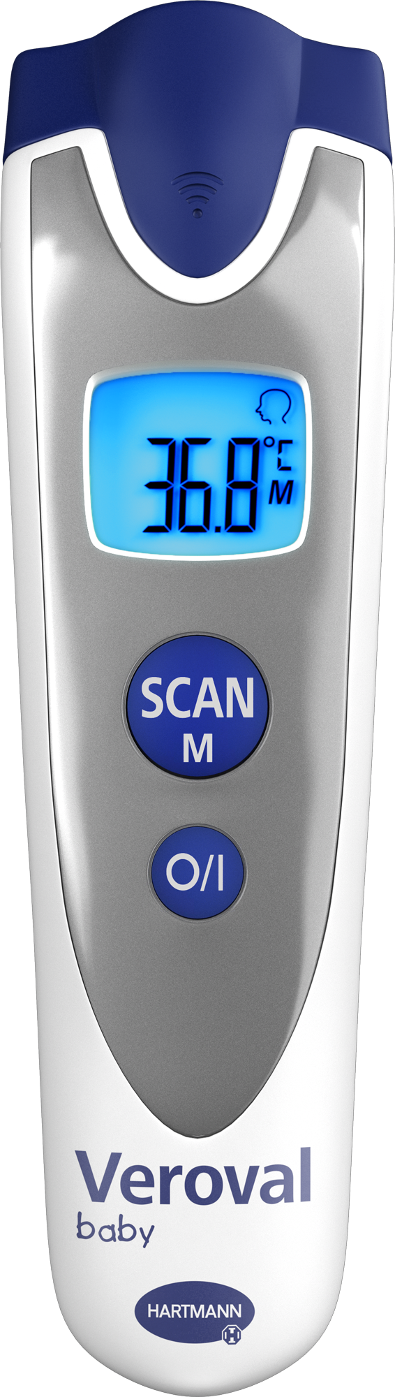 VEROVAL Baby Thermometer silber