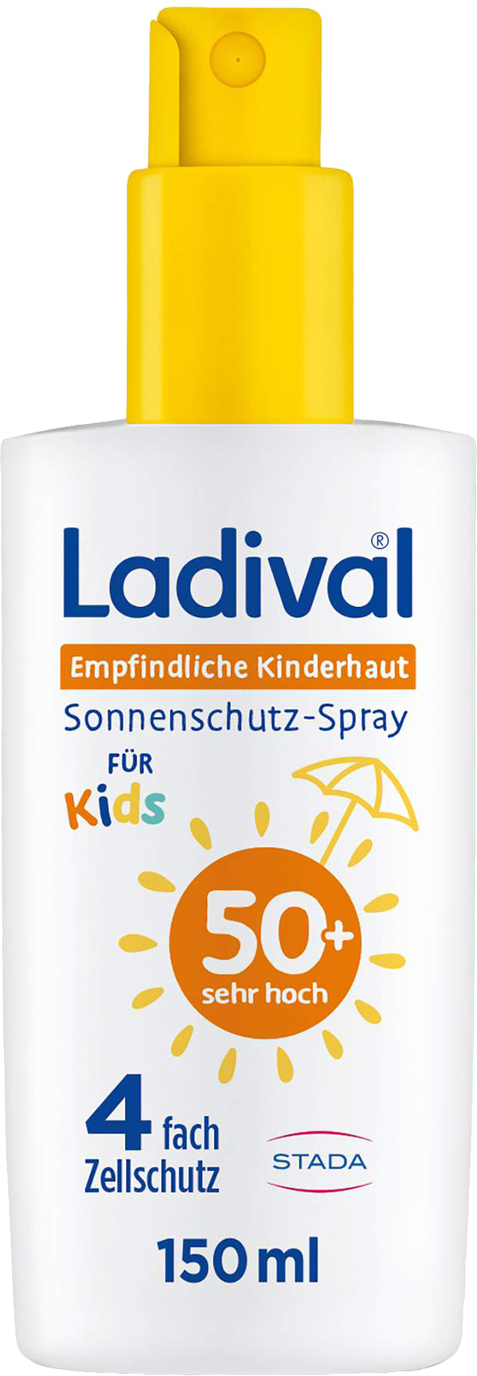 LADIVAL empfindliche Kinderhaut Spray LSF 50+