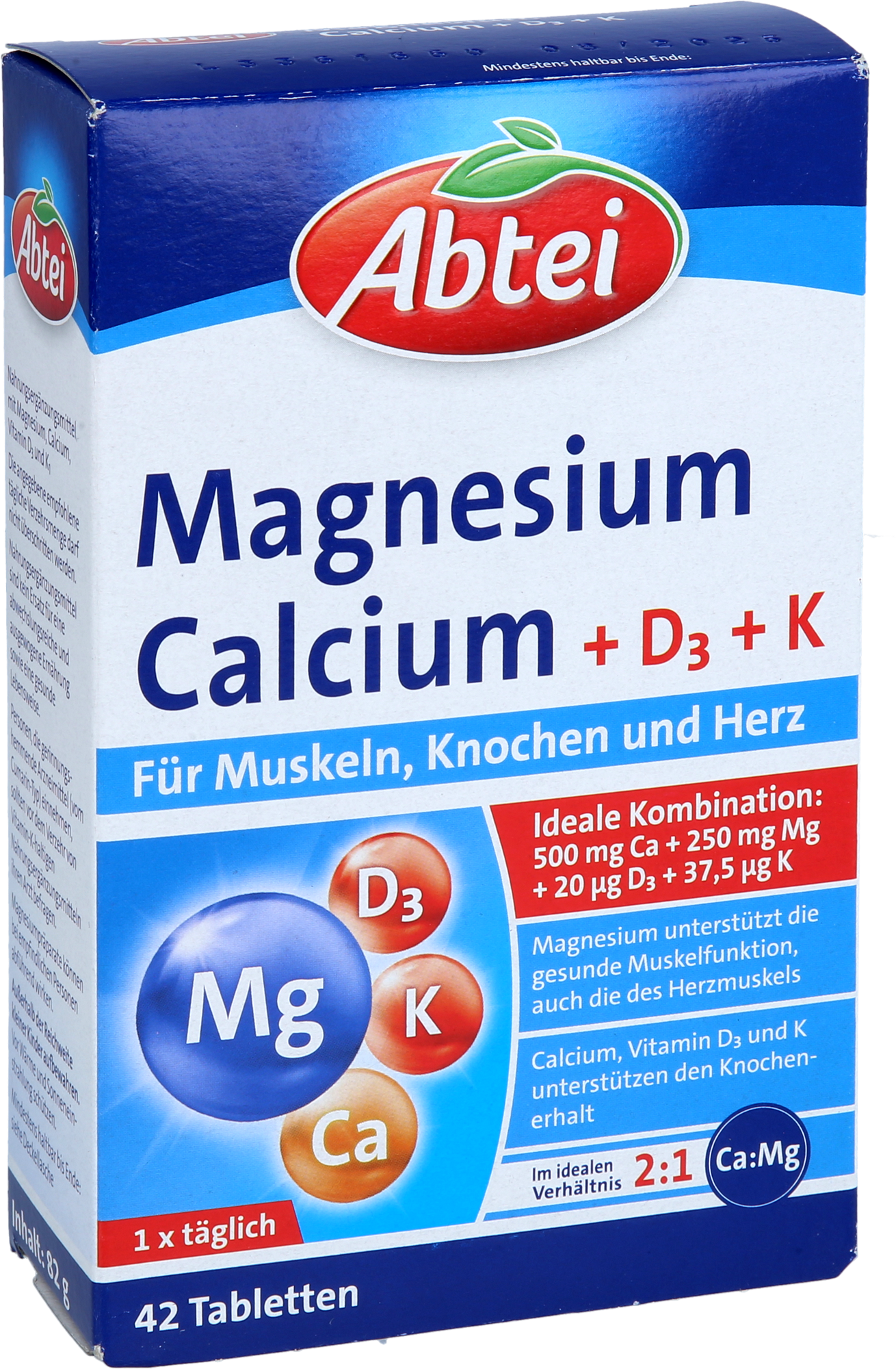 ABTEI Magnesium Calcium+D+K Tabletten
