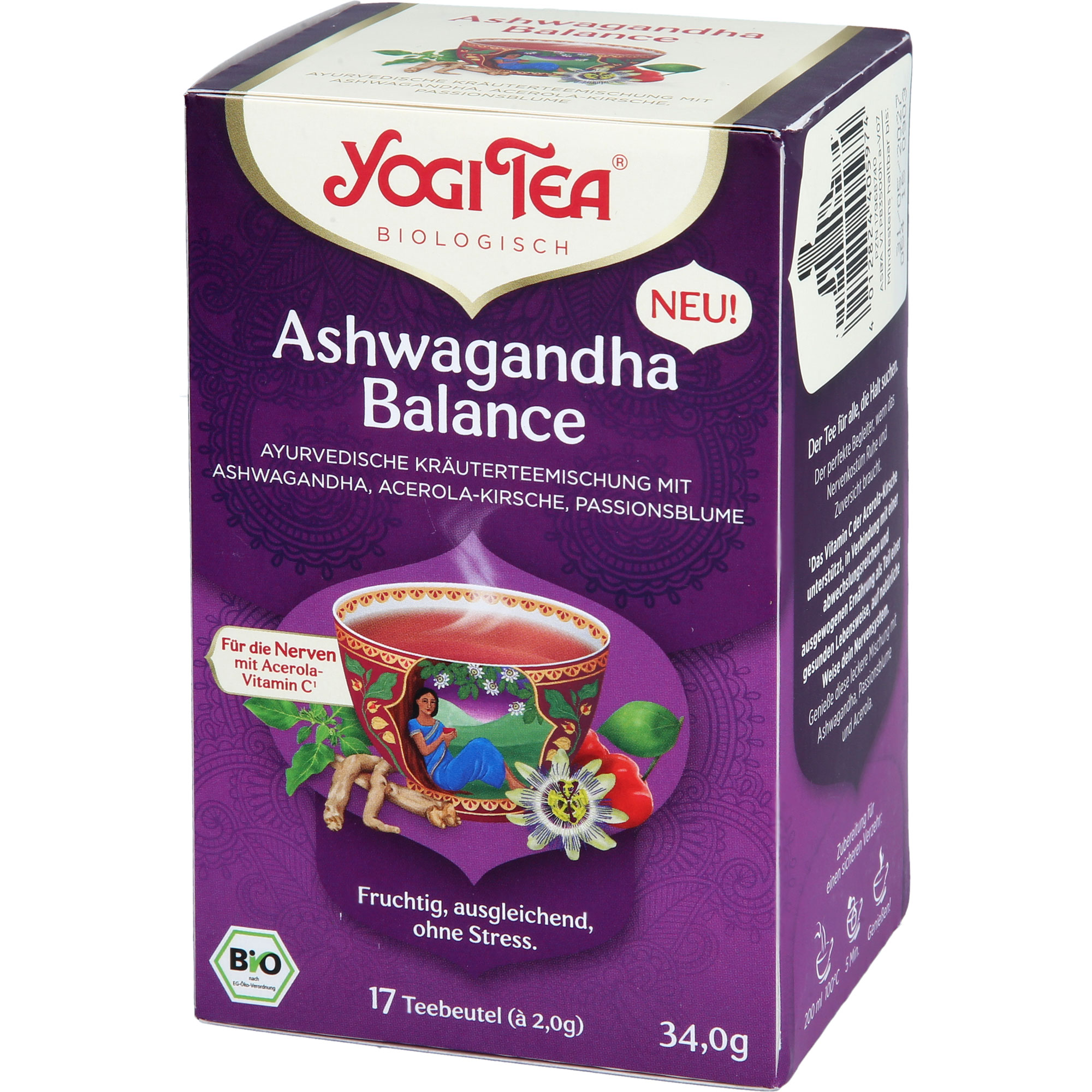 YOGI TEA Ashwagandha Balance Bio Filterbeutel