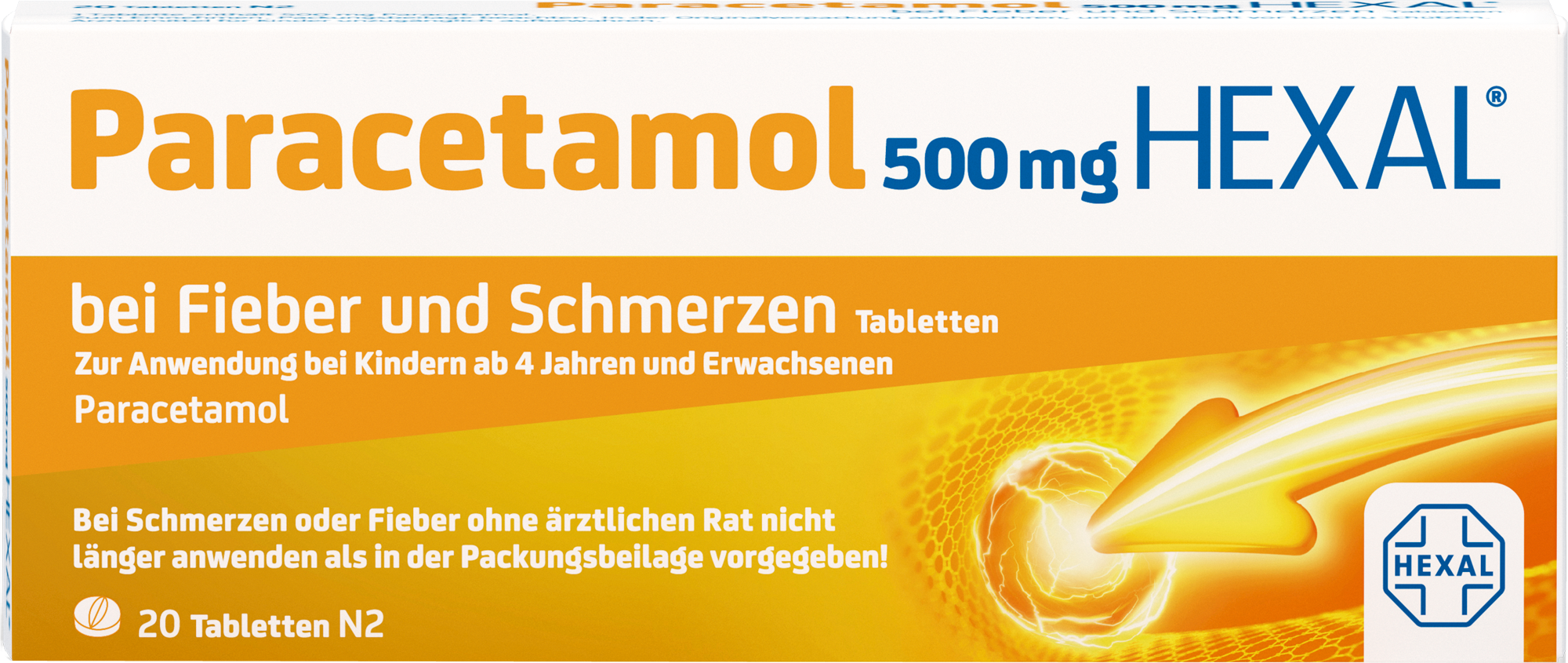 PARACETAMOL 500 mg HEXAL b.Fieber u.Schmerzen Tab.