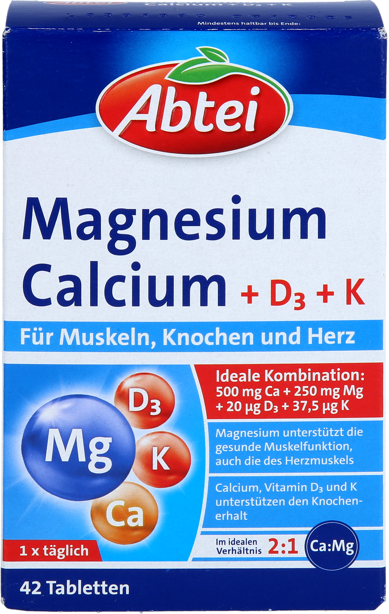 ABTEI Magnesium Calcium+D+K Tabletten