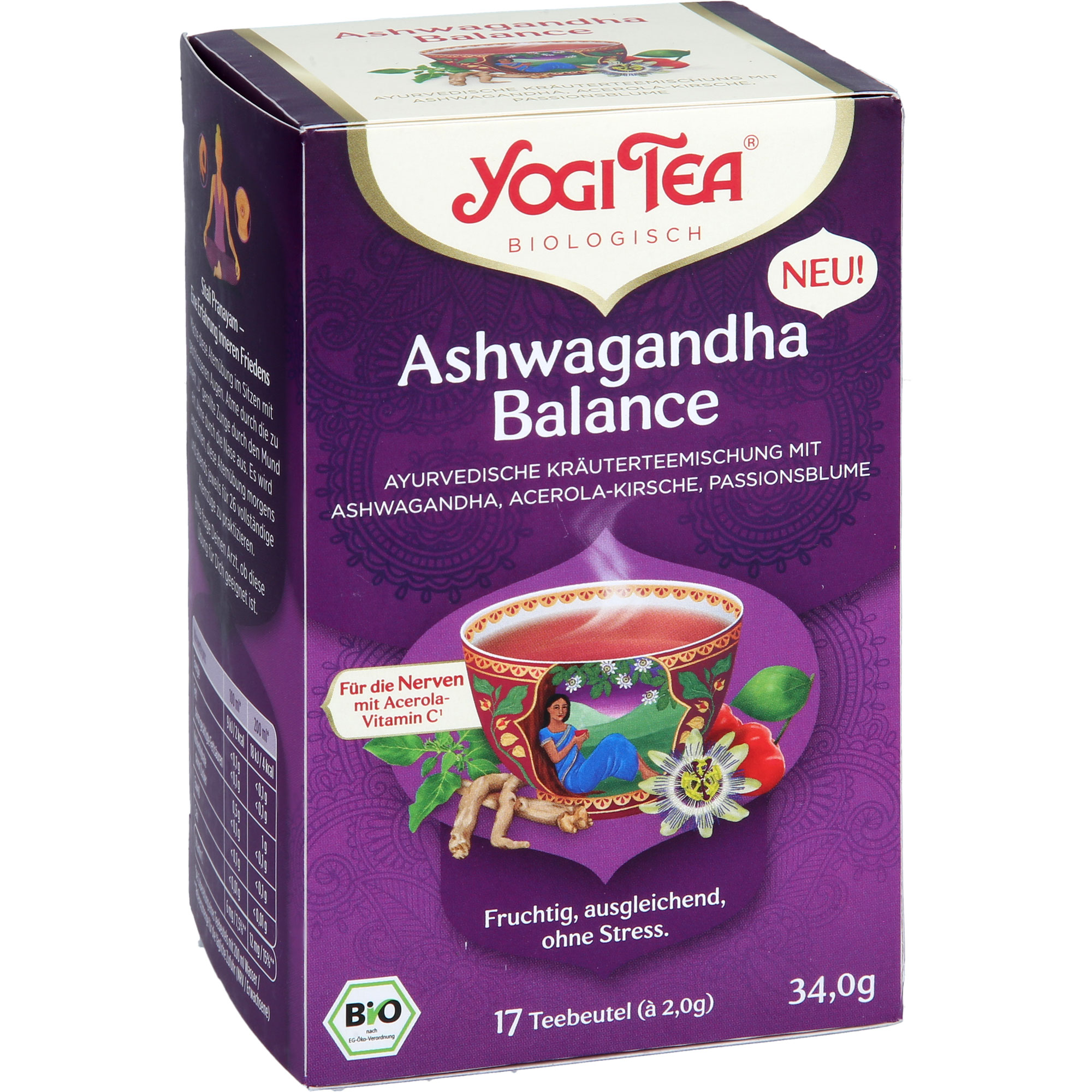 YOGI TEA Ashwagandha Balance Bio Filterbeutel