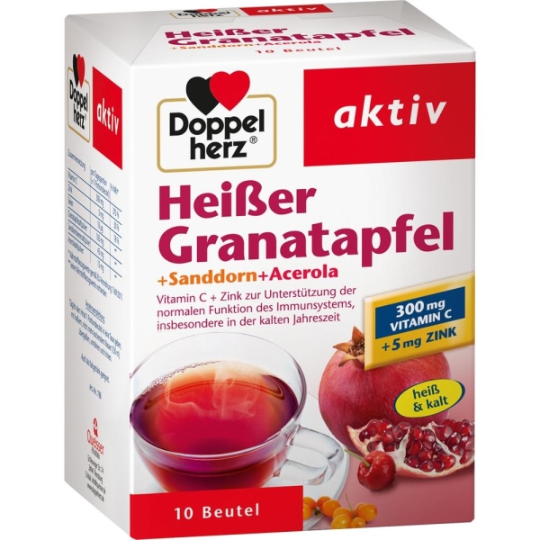 DOPPELHERZ heißer Granatapfel+Sanddorn+Acerola
