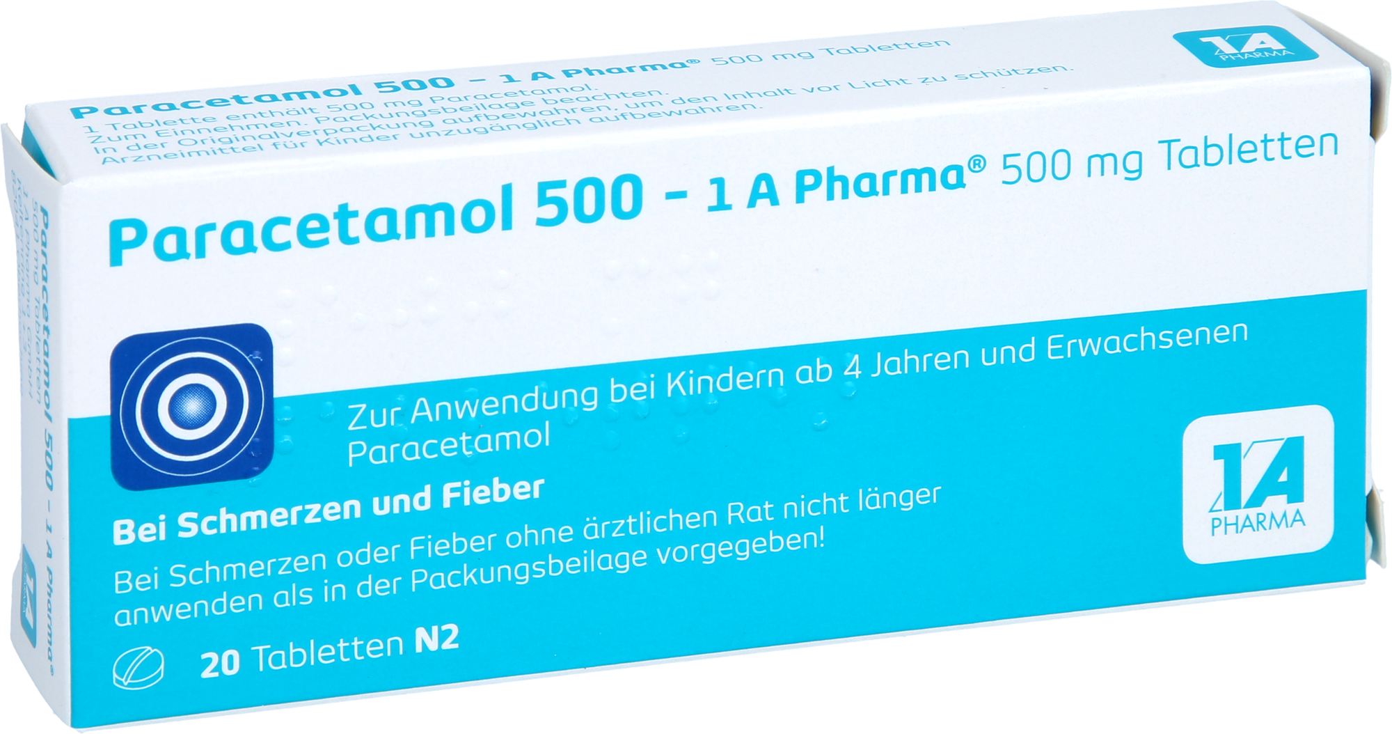 PARACETAMOL 500-1A Pharma Tabletten 20 St