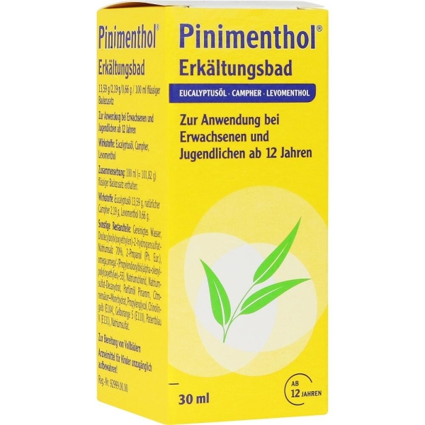 PINIMENTHOL Erkältungsbad ab 12 Jahre 30 ml