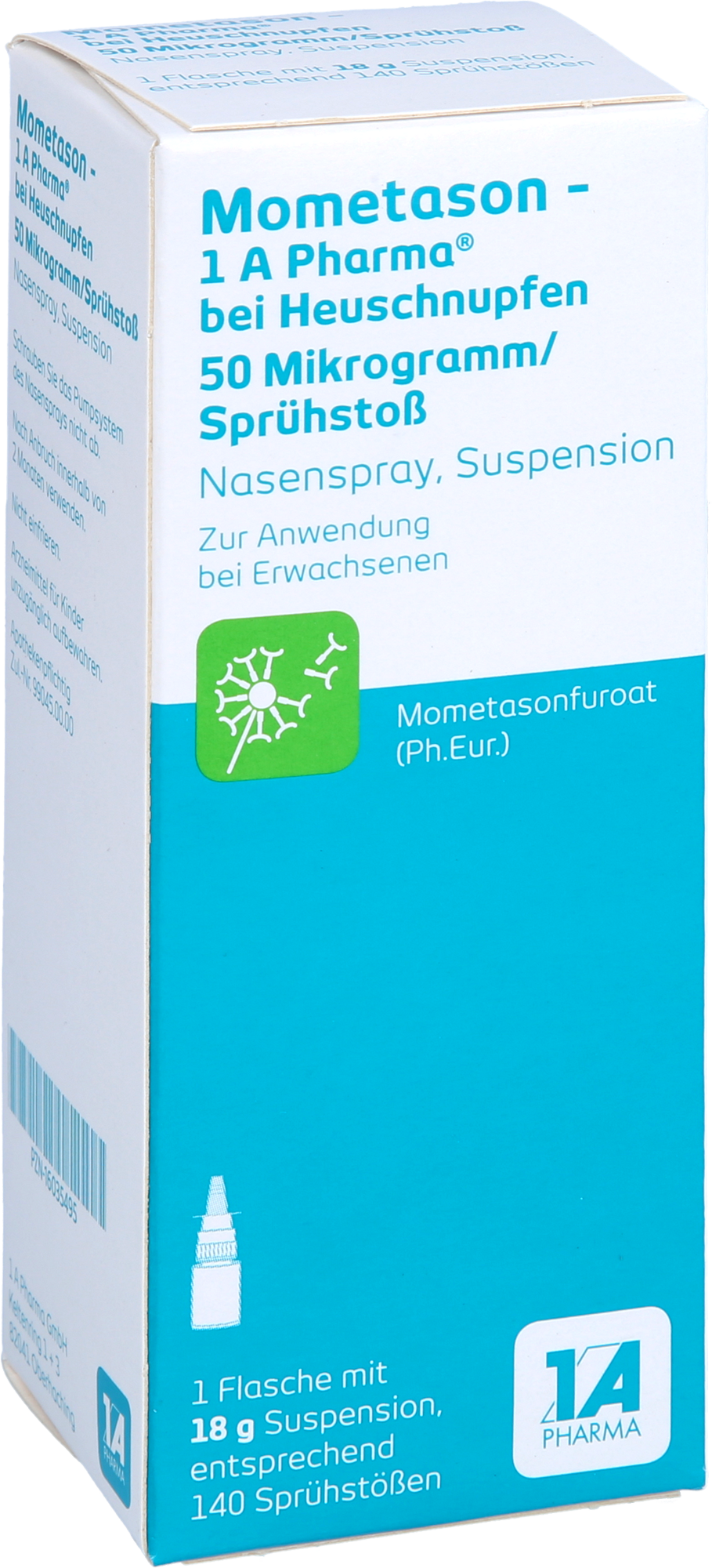 MOMETASON 1A Phar.b.Heuschnupfen 50μg/Spr.Stoß 140