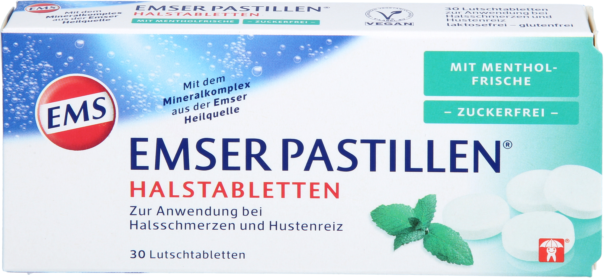 EMSER Pastillen mit Mentholfrische zuckerfrei