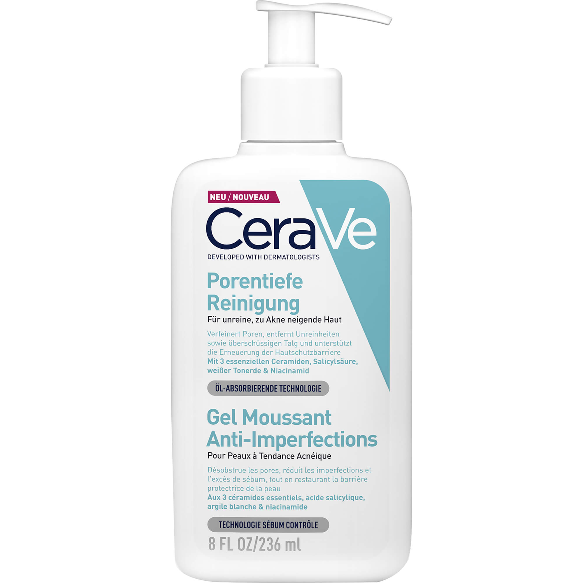 CERAVE porentiefe Reinigung Gel 236 ml