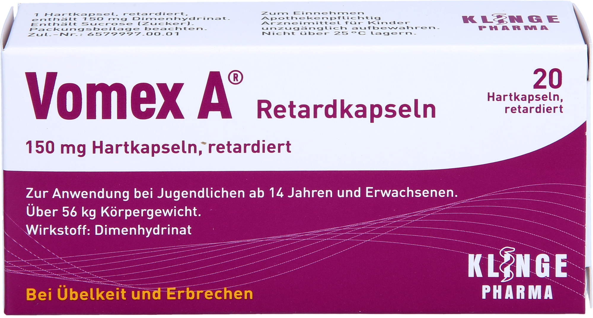 VOMEX A Retardkapseln