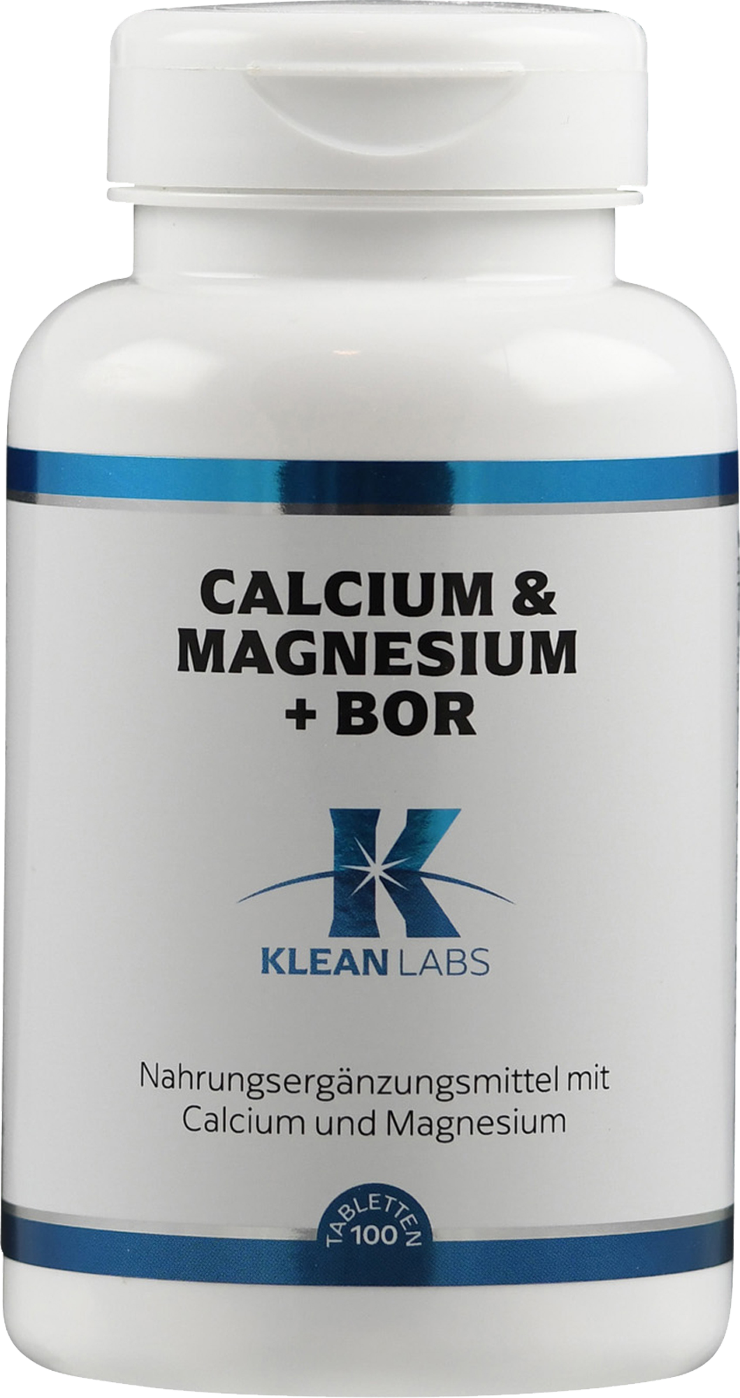 CALCIUM & MAGNESIUM+Bor KLEAN LABS Tabletten