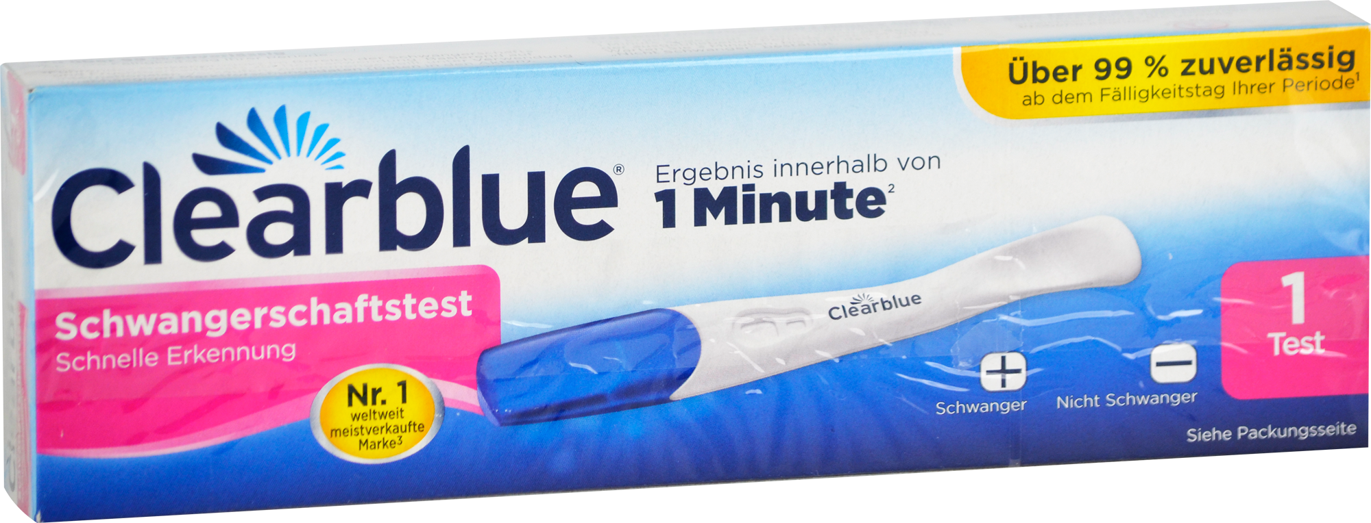 CLEARBLUE Schwangerschaftstest schnelle Erkennung