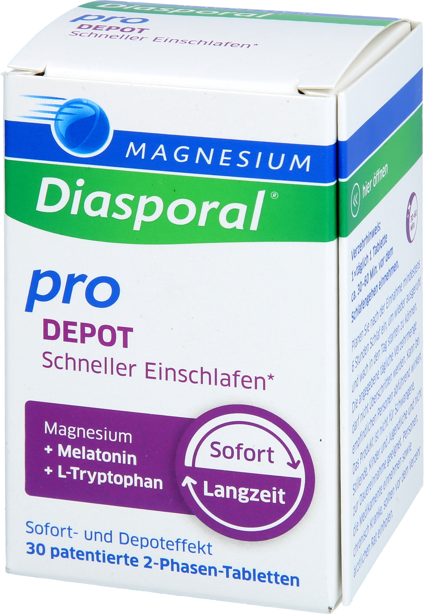 MAGNESIUM DIASPORAL pro DEPOT Schneller Einschlaf.