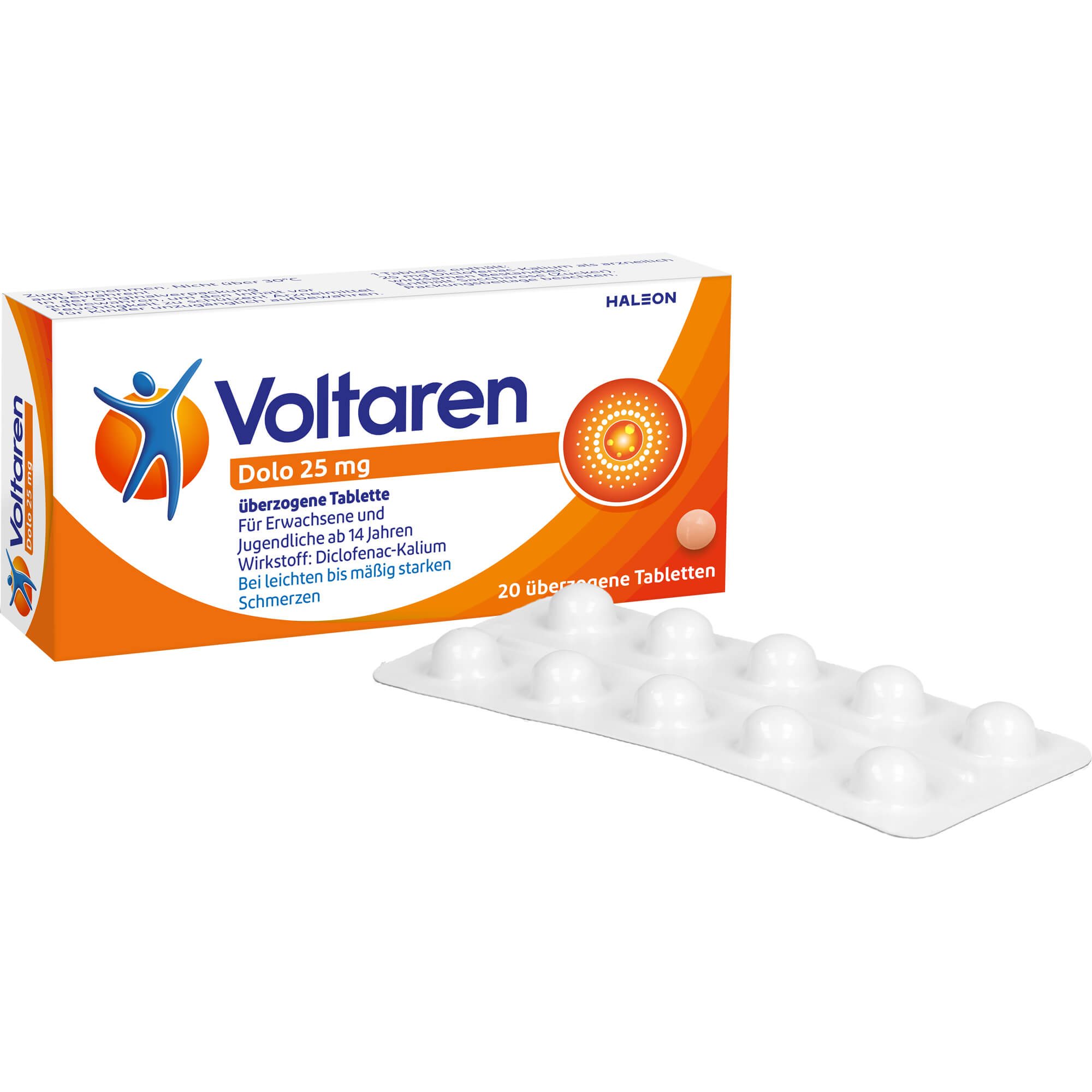 VOLTAREN Dolo 25 mg überzogene Tabletten 20 St