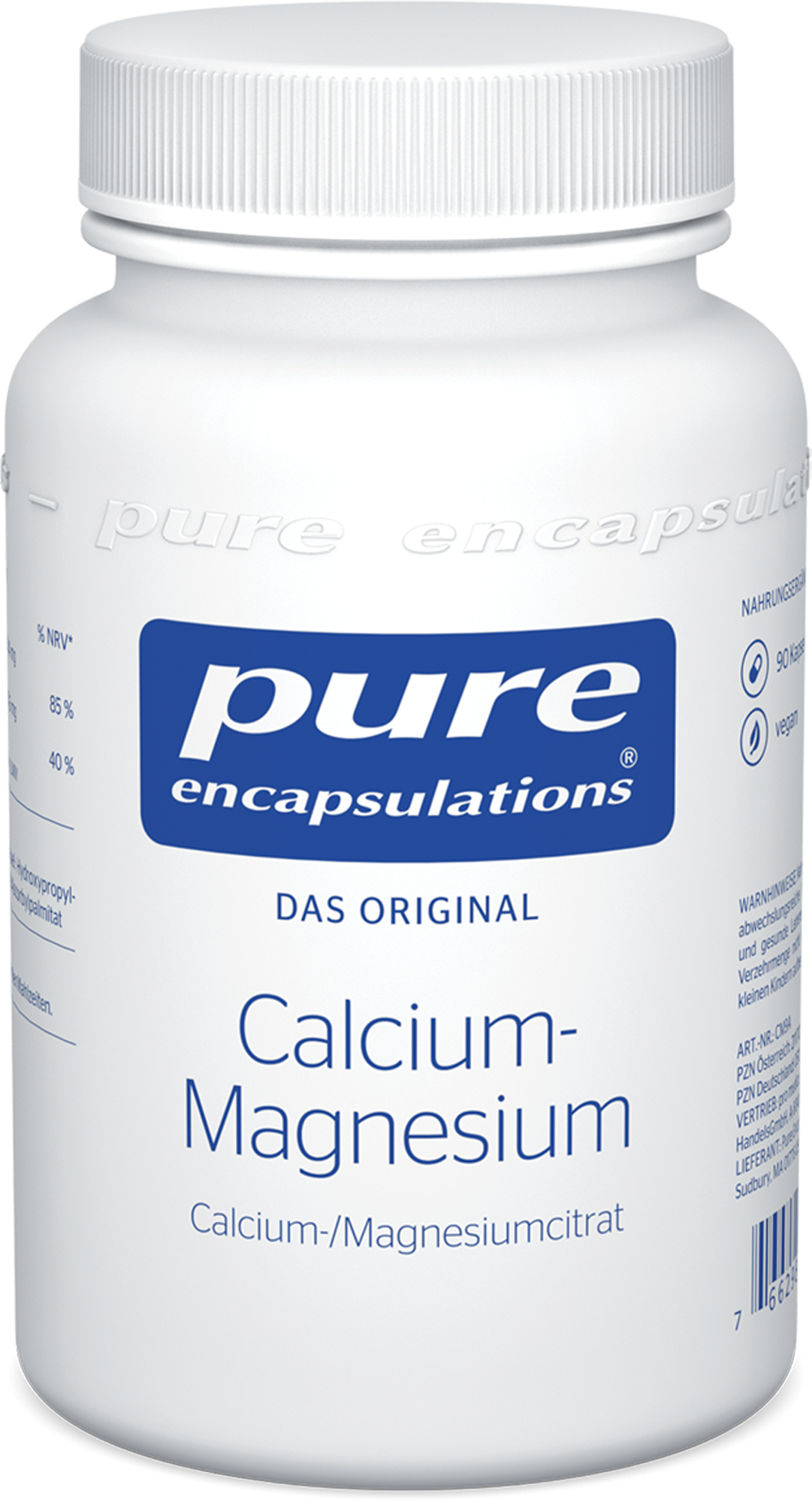PURE ENCAPSULATIONS Calcium Magnesium Citrat Kaps.