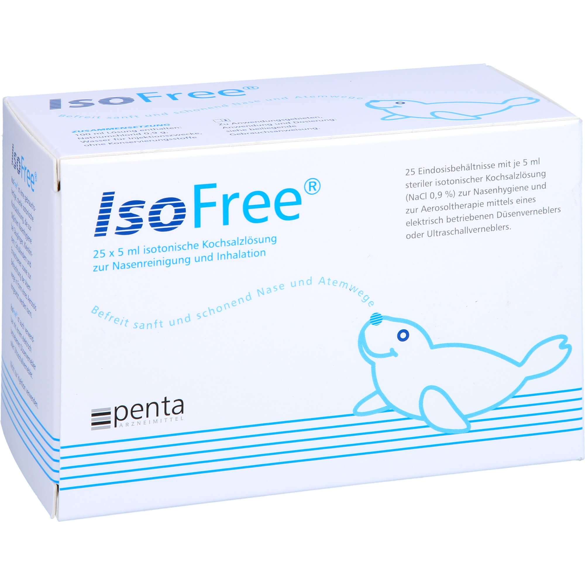 ISOFREE Isot.Kochsalzlsg.z.Nasenspül.+Inh.EDP