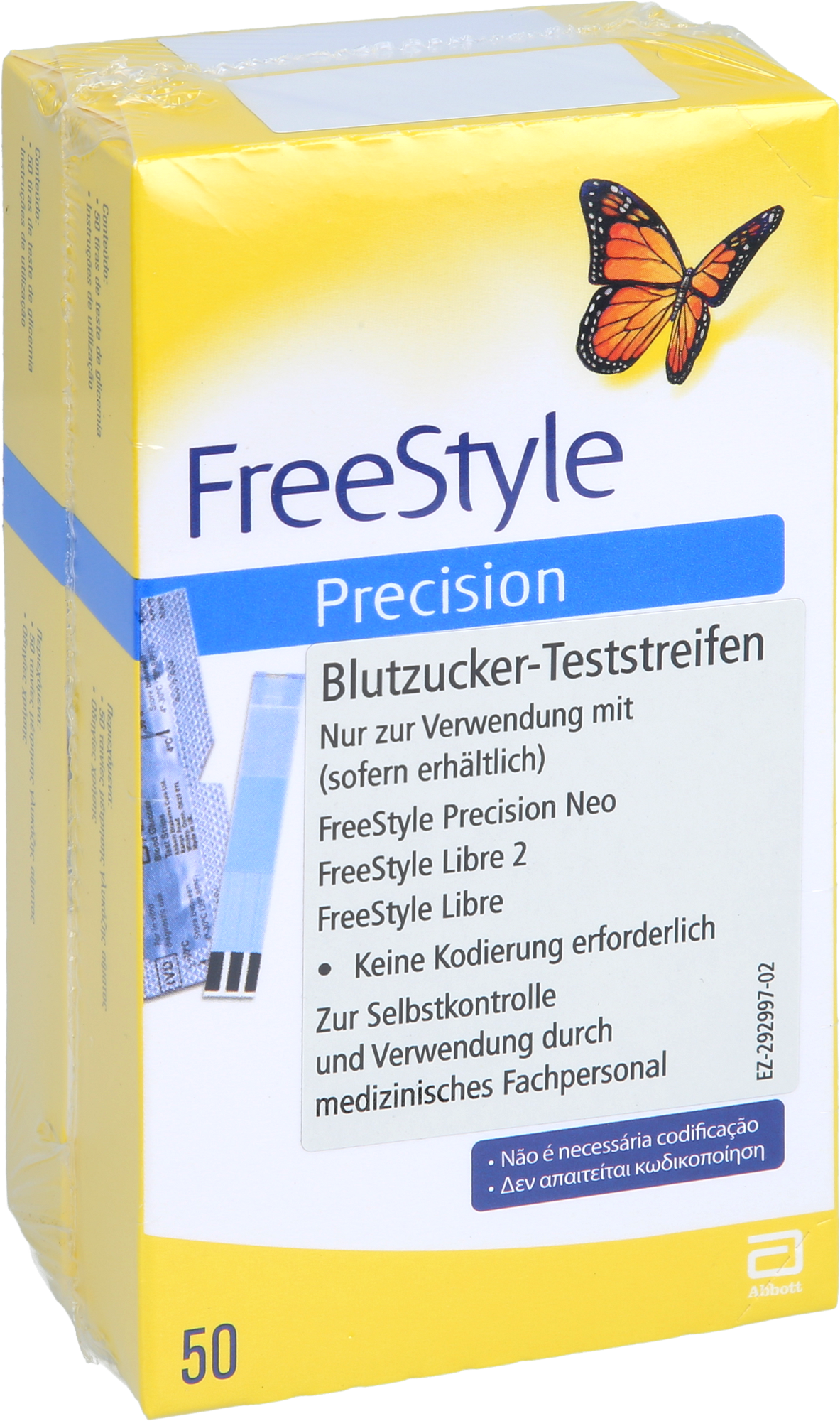 FREESTYLE Precision Blutzucker Teststr.o.Codierung 100 St